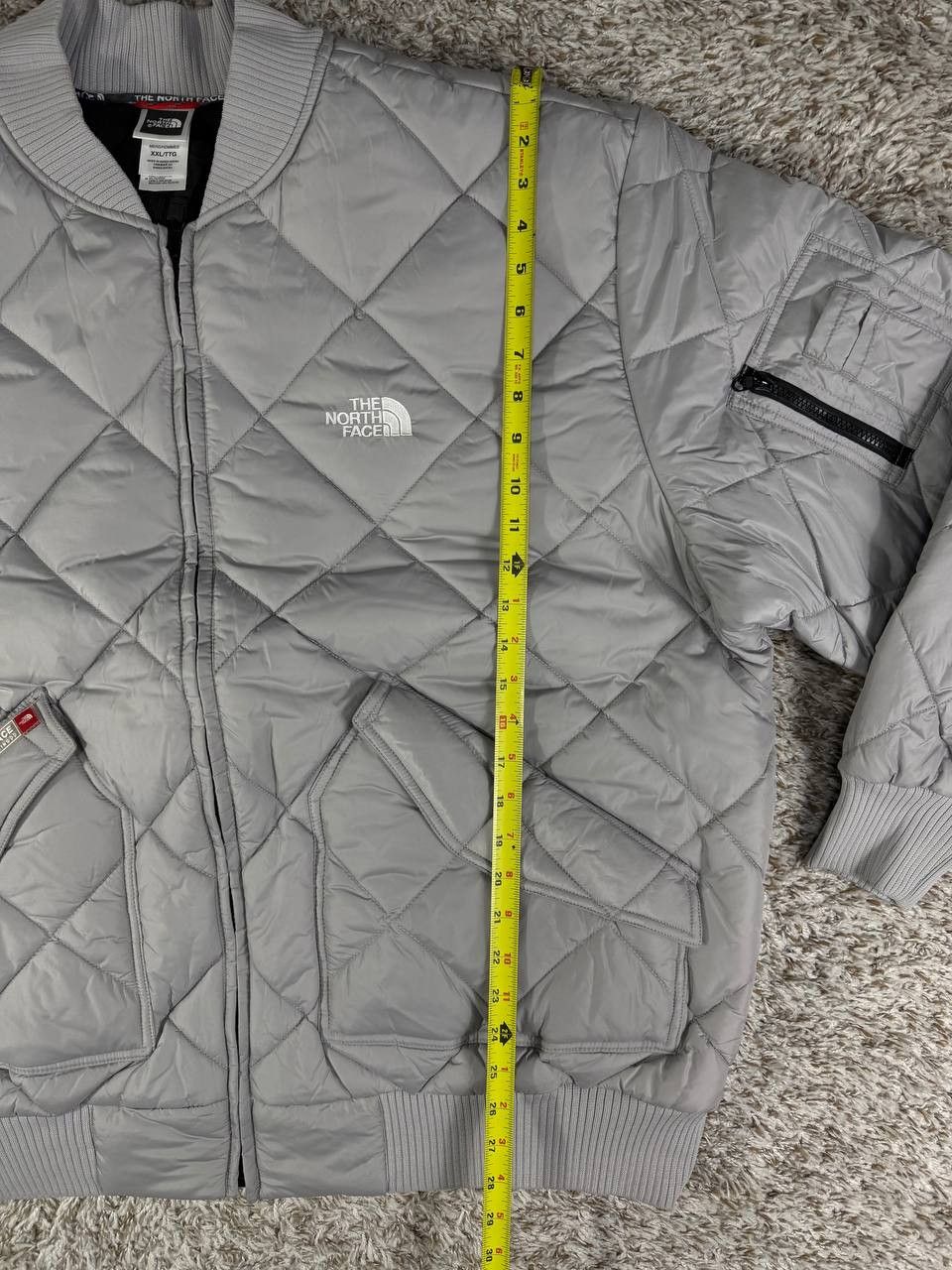 The North Face The North Face Never Stop Exploring Gray Quilted Jacket Size US XXL / EU 58 / 5 - 6 Thumbnail