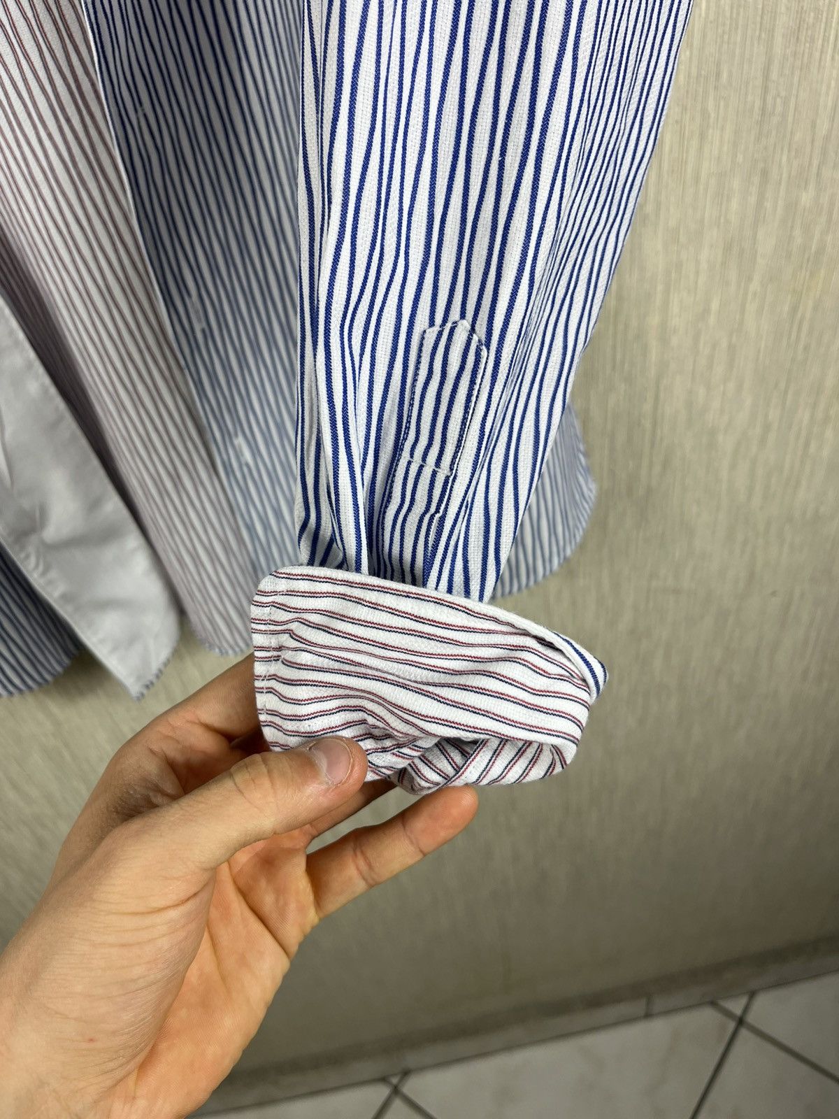 SHIPS SHIPS striped classic japanese shirt Japan waves Size US L / EU 52-54 / 3 - 18 Thumbnail