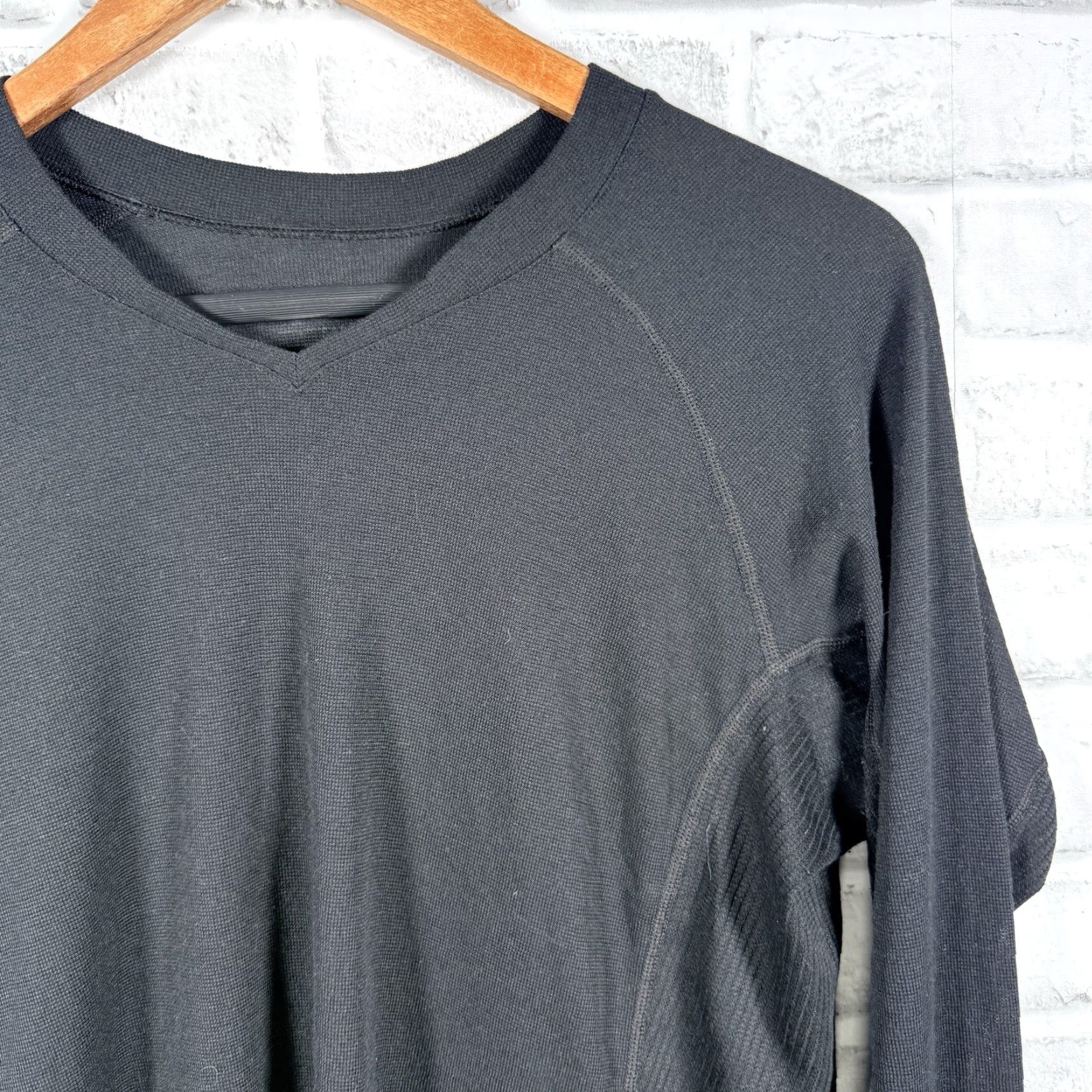 Patagonia Patagonia Black Long Sleeve Athletic Shirt Womens Size L Size L / US 10 / IT 46 - 2 Thumbnail