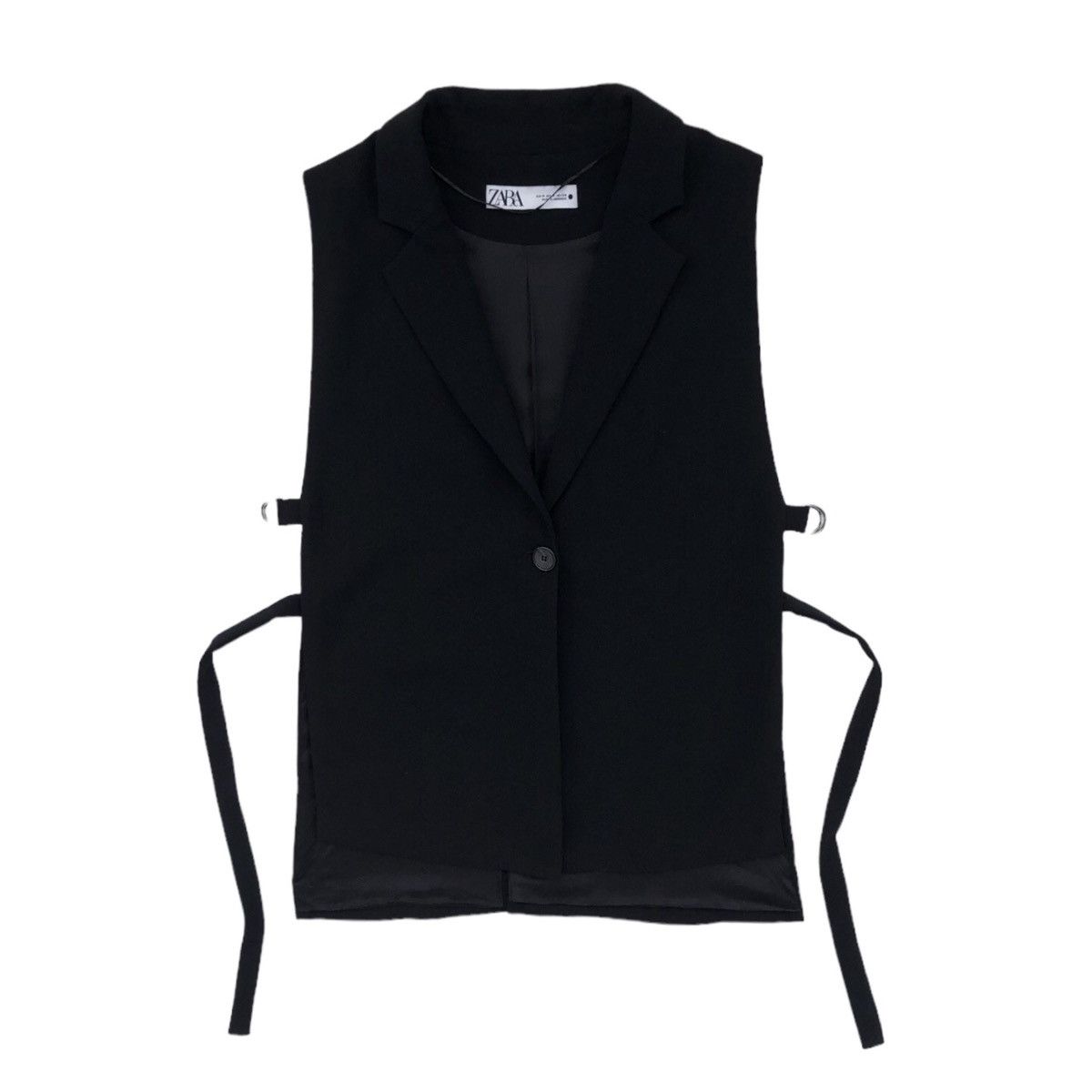 Zara Zara Open Side Long Vest Designed Blazer Vest Jacket Size M / US 6-8 / IT 42-44 - 5 Thumbnail