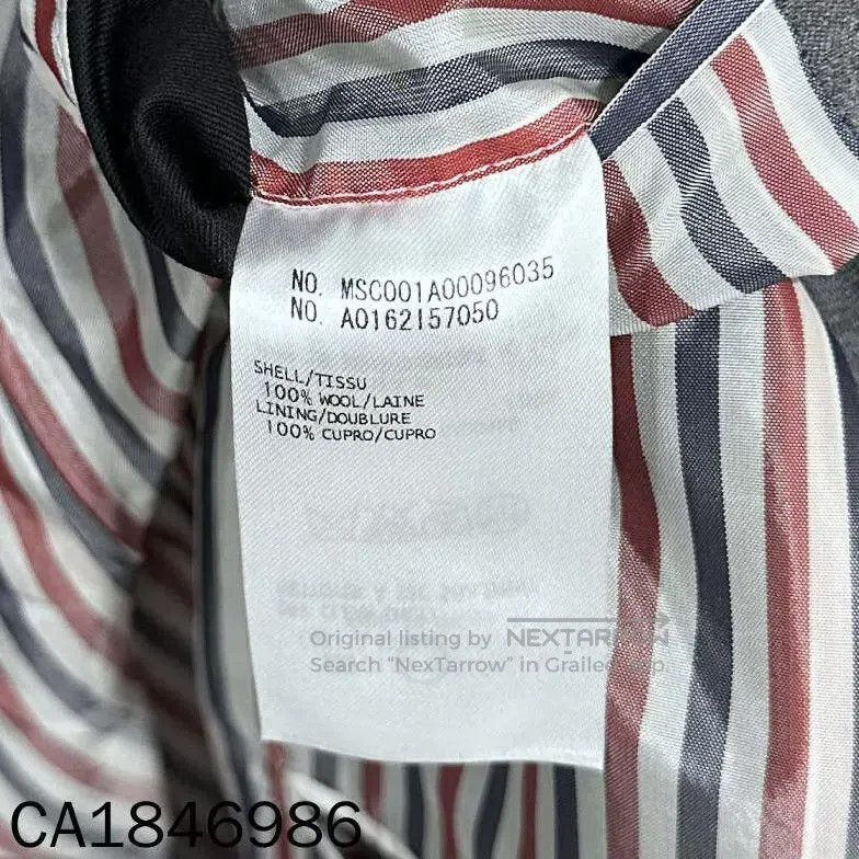 Thom Browne Thom Browne Classic Plaid Wool Jacket Size US S / EU 44-46 / 1 - 7 Thumbnail