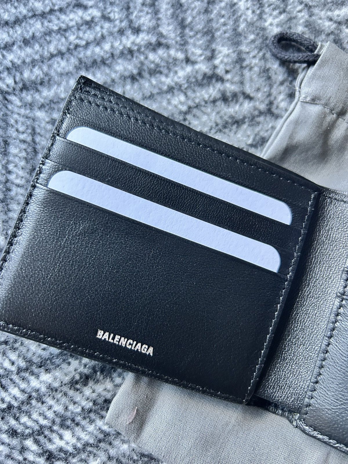 Balenciaga Balenciaga Le Cagole Square Folded Wallet Size ONE SIZE - 4 Thumbnail