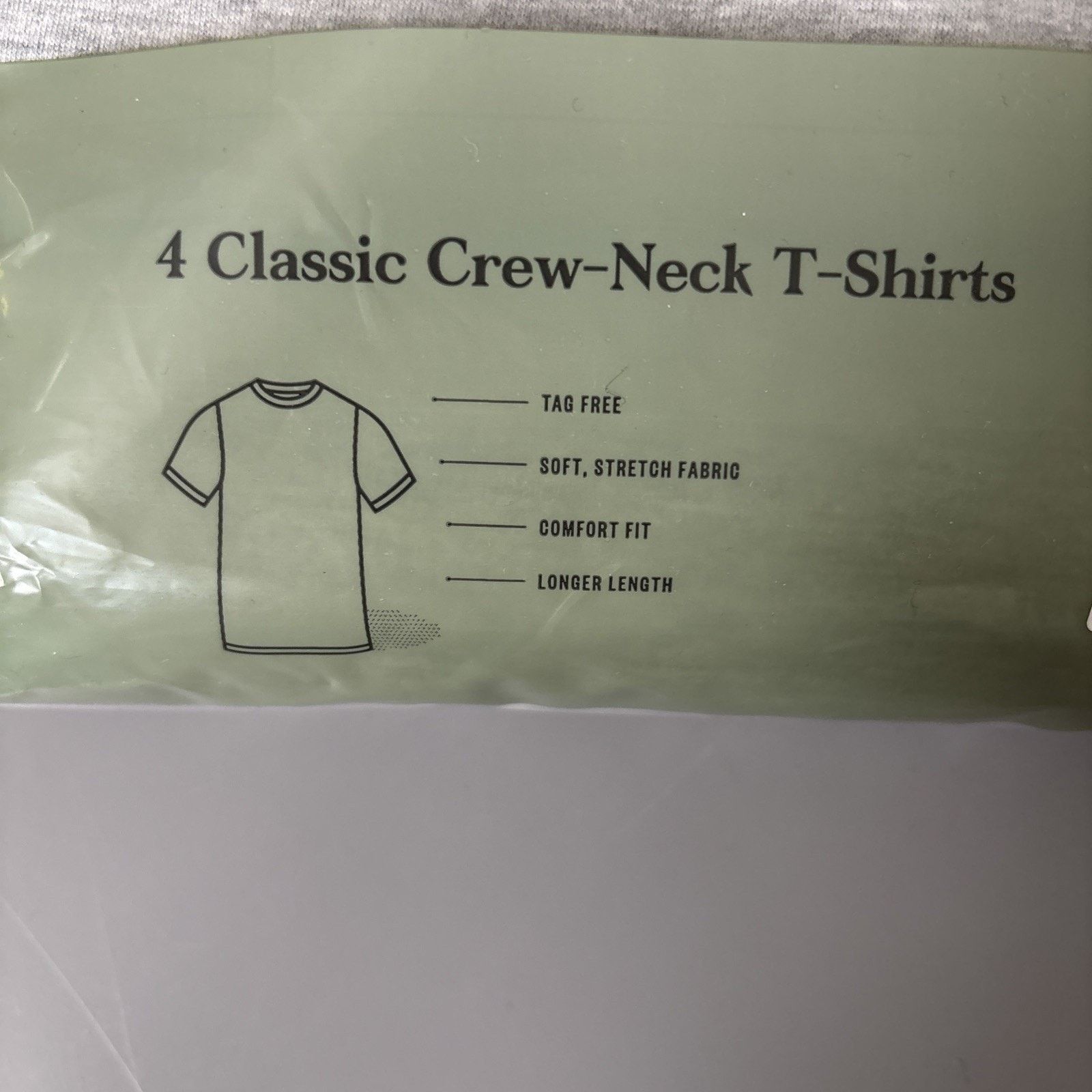 Target Basics Goodfelllow Undershirts Grey Size Small New 4 Pack Size US S / EU 44-46 / 1 - 2 Thumbnail