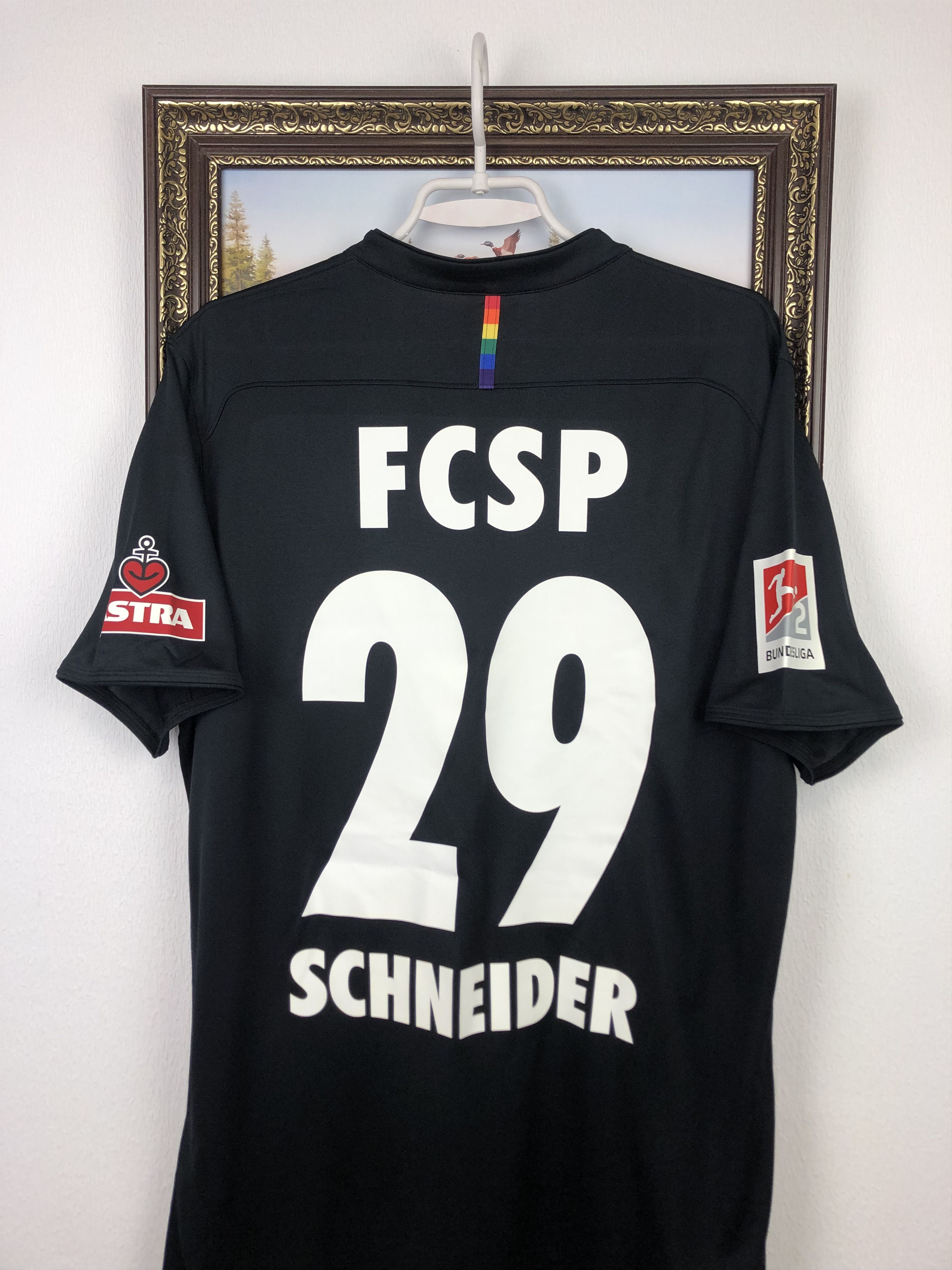 Under Armour St Pauli football shirt 2018 Soccer #29 Schneider Jersey Size US L / EU 52-54 / 3 - 2 Thumbnail