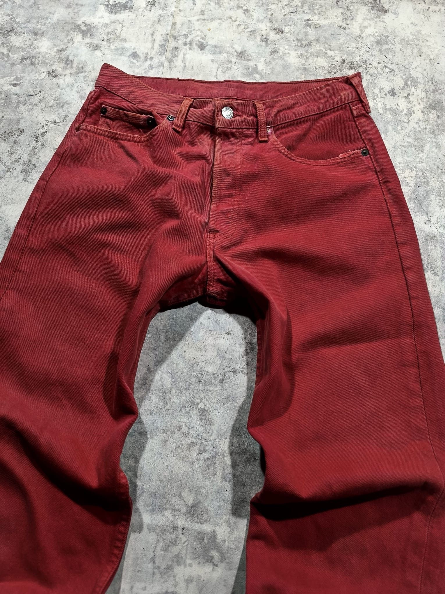 Levi's Vintage 1991 Made in france red 501 Size US 31 - 4 Thumbnail