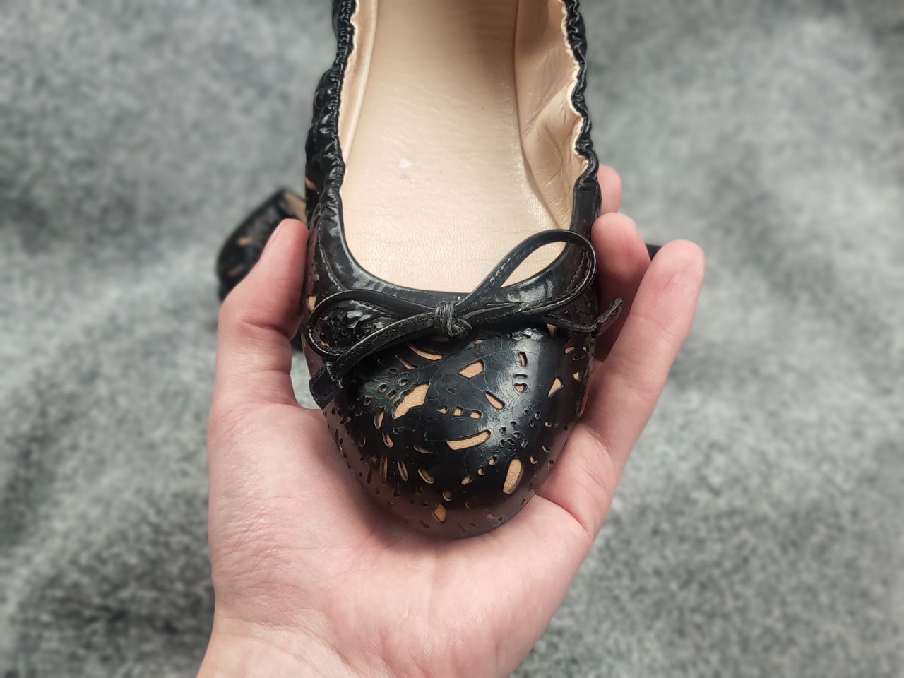 Prada Prada Vintage Patent Ballerina Ballet Flats scrunch Shoes Size US 9 / IT 39 - 9 Thumbnail