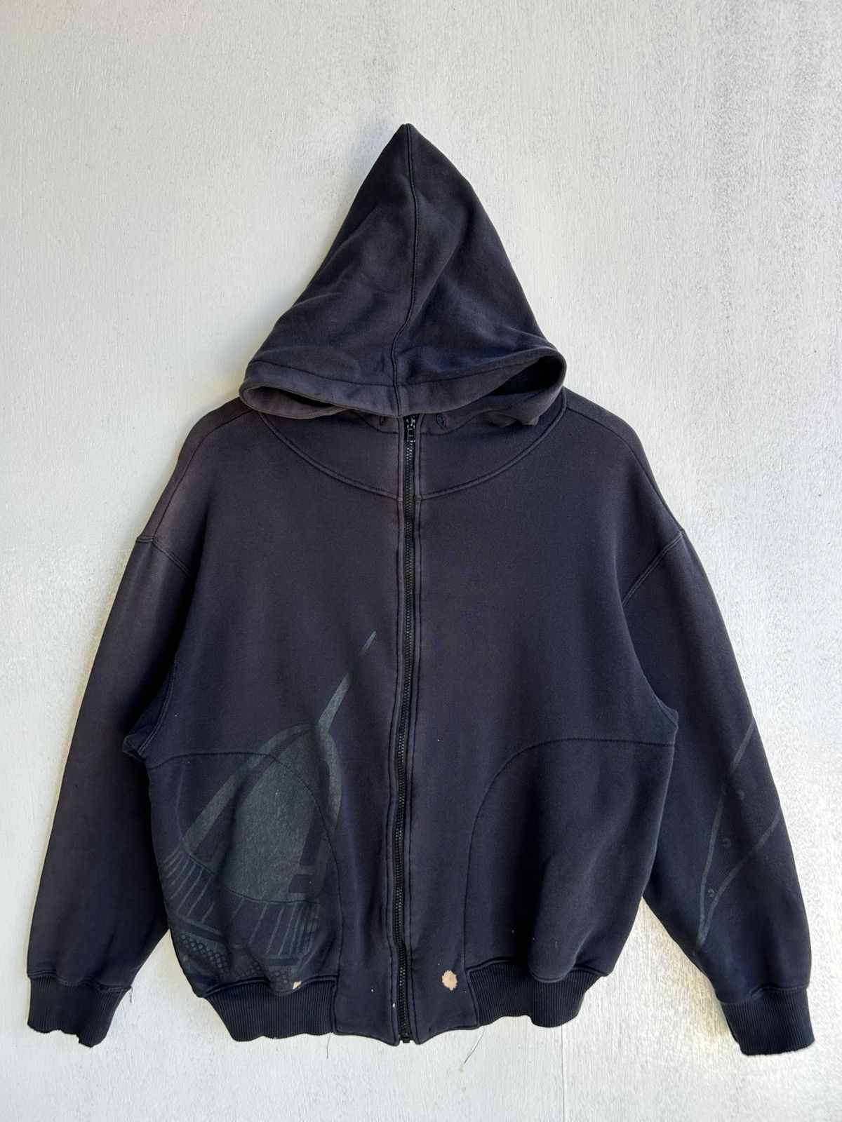 Issey Miyake Rare🔥 Vintage Sunfaded Issey miyake i.s space hoodie Size US M / EU 48-50 / 2 - 1 Thumbnail