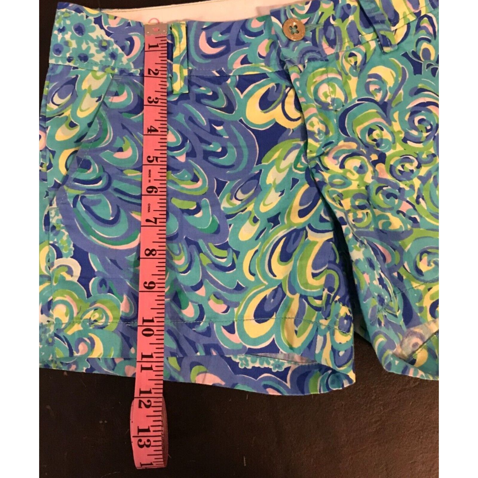 Lilly Pulitzer Lilly Pulitzer Sea Blue Lilly’s Lagoon Callahan Shorts Size 24" / US 00 / IT 34 - 6 Thumbnail