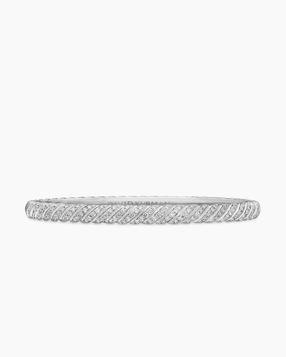 David Yurman oc11z0925 Size: M / Sculpted Cable Bangle Bracelet Silver Size ONE SIZE - 1 Thumbnail