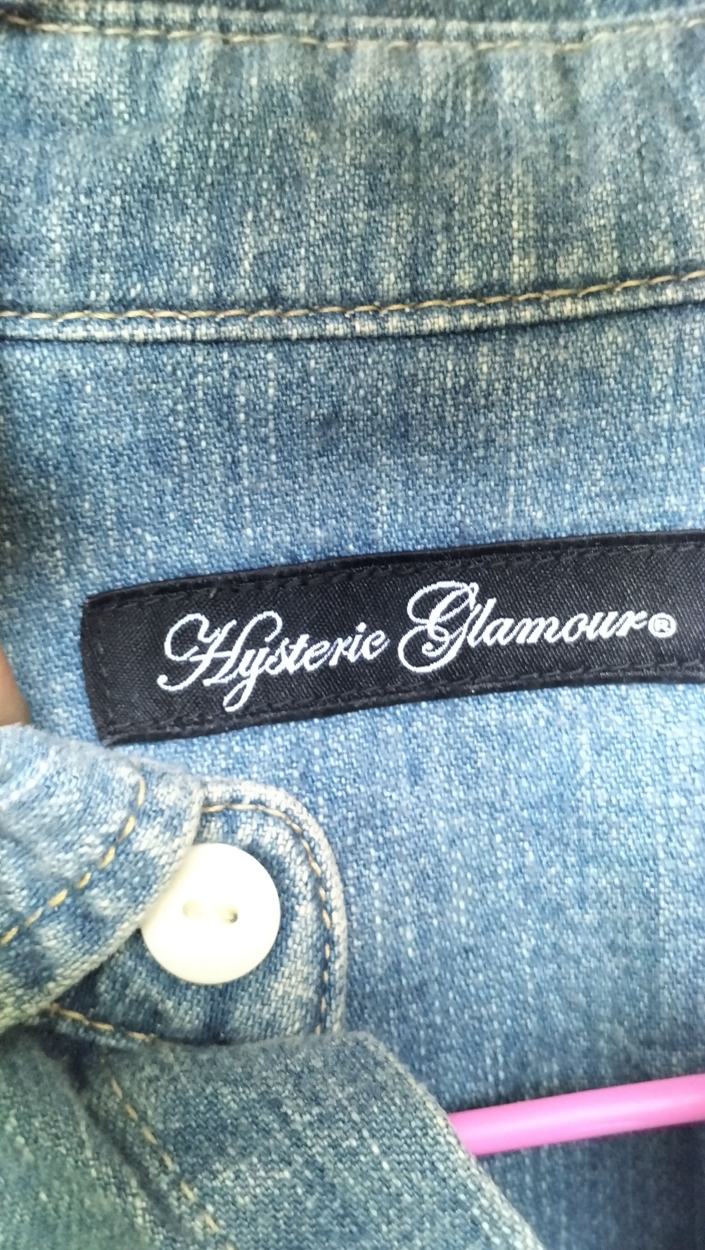 Hysteric Glamour Vintage Hysteric Glamour Denim Arts Shirts Rare Size S / US 4 / IT 40 - 7 Thumbnail