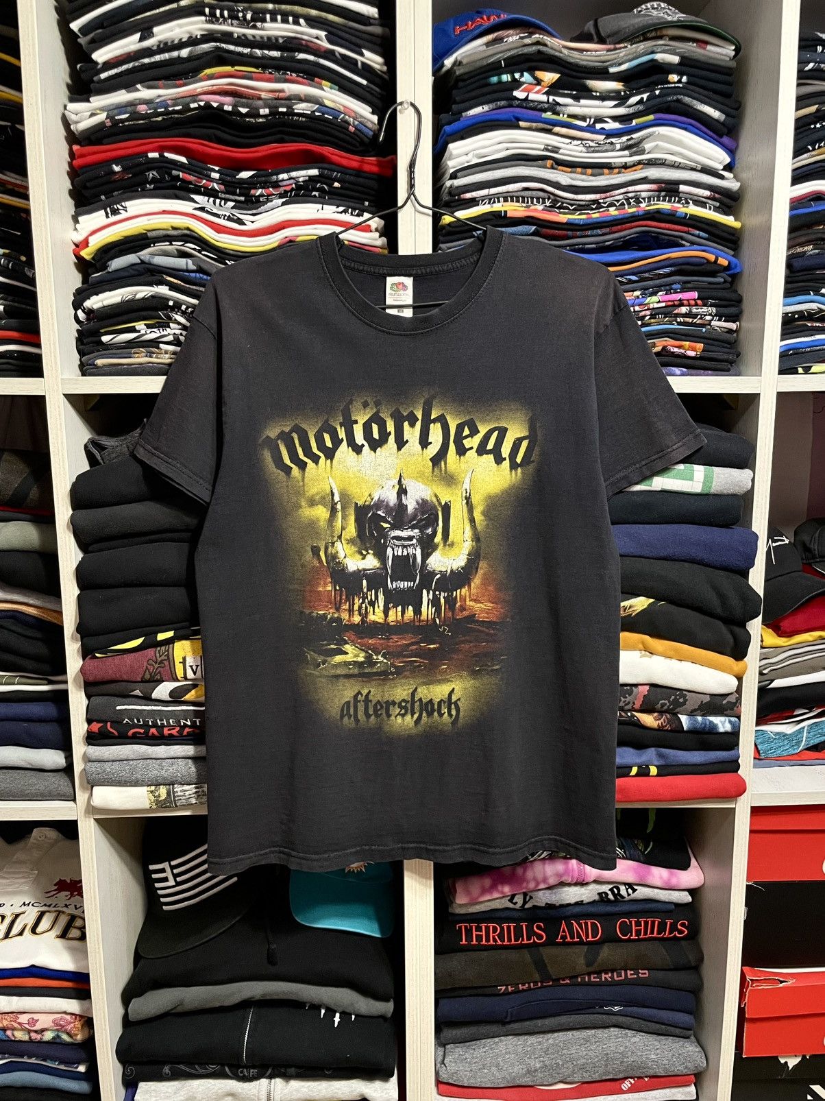 Band Tees Vintage Y2K Motorhead Aftershock Rock Metal Band T-Shirt Size US M / EU 48-50 / 2 - 1 Thumbnail