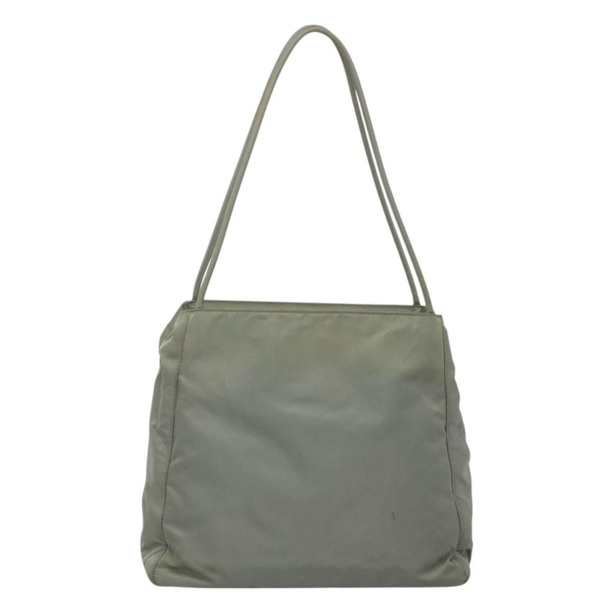Prada PRADA Tote Bag Nylon Khaki Silver Size ONE SIZE - 3 Thumbnail