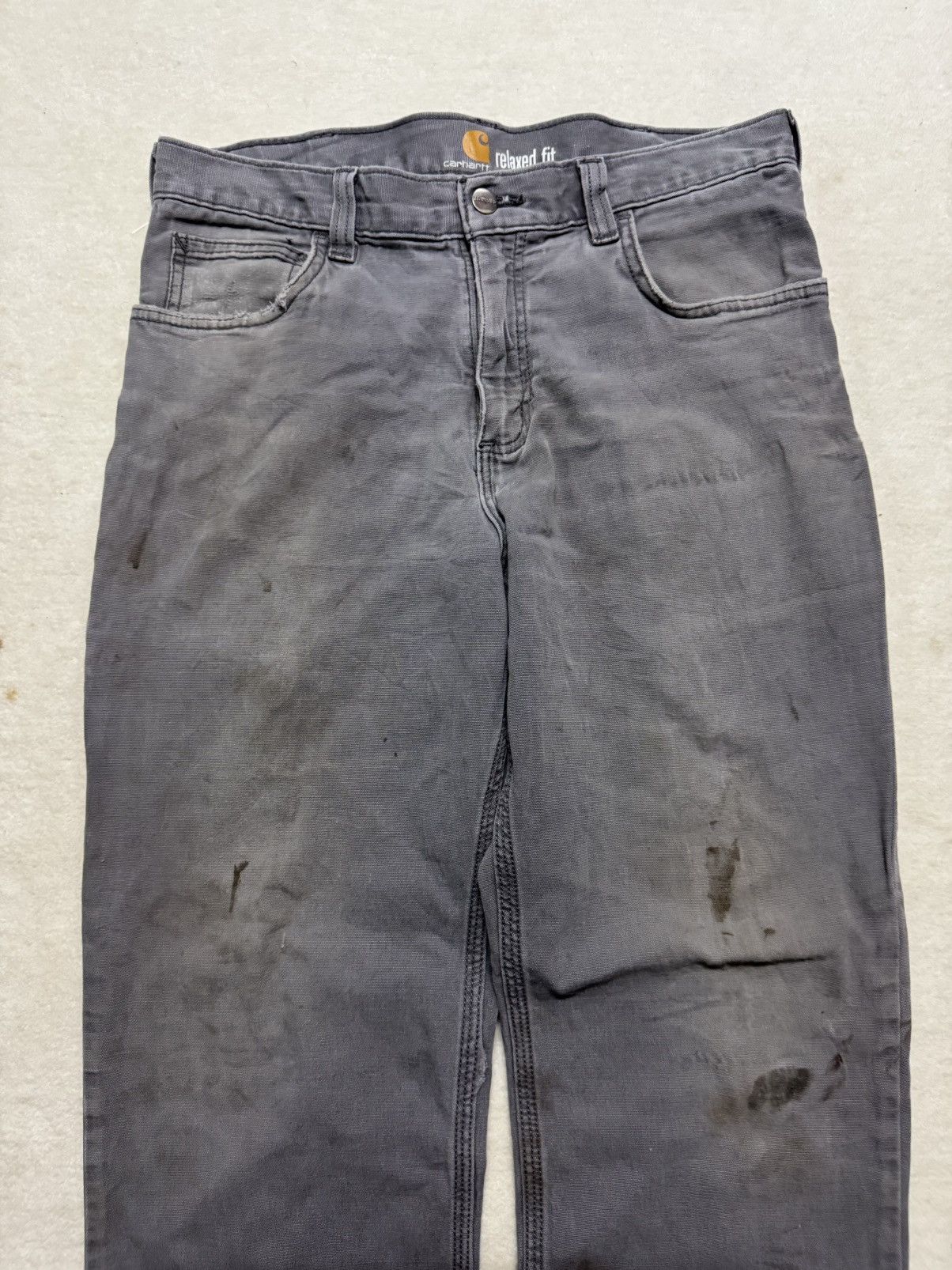 Carhartt VINTAGE 2000s CARHARTT RELAXED FIT THRASHED VERY WORN Size US 32 / EU 48 - 10 Thumbnail