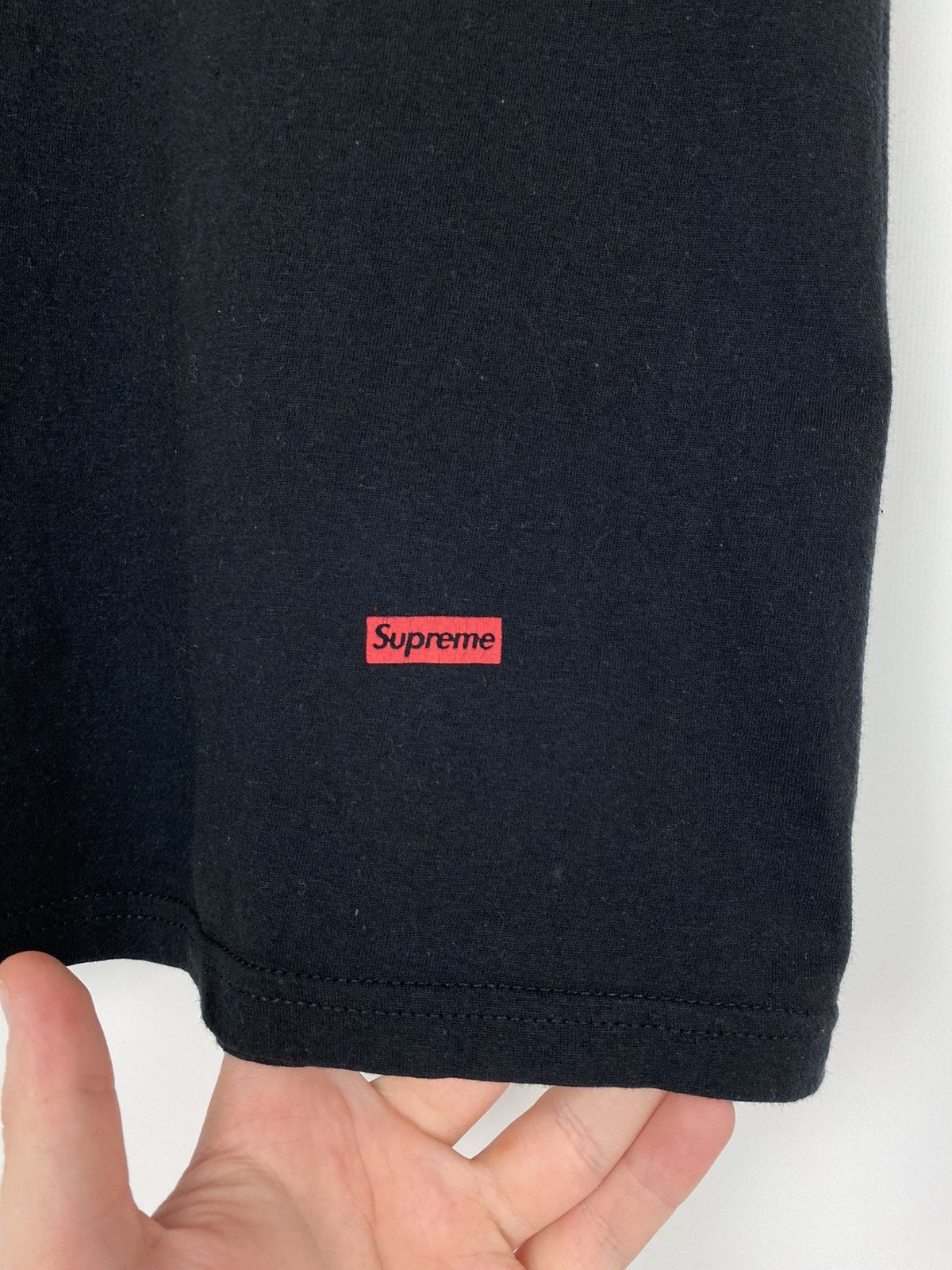 Hanes × Supreme Supreme Hanes Blank Black Basic Tee Size US S / EU 44-46 / 1 - 3 Thumbnail