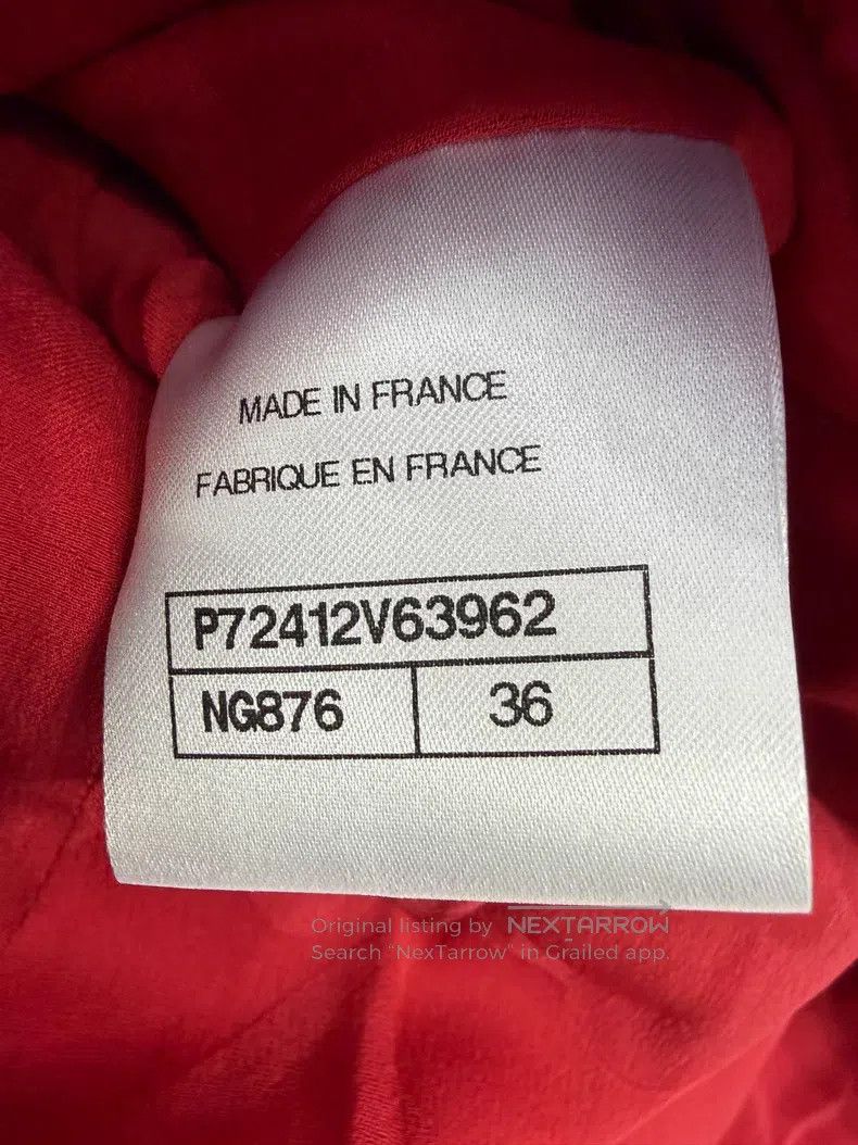 Chanel Chanel Spring and Summer Series Red Vest Dress Jacket Size XS / US 0-2 / IT 36-38 - 5 Thumbnail