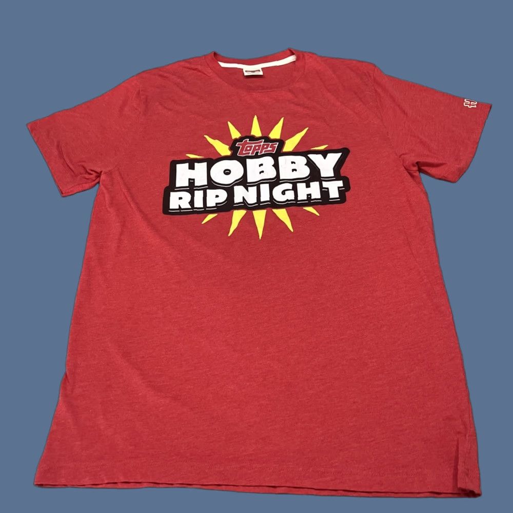 Vintage Homage T-Shirt Men Crew Neck Short Sleeve Red Size L Baseball Graphic Print USA Sports Jersey Cotton Polyester All Seasons Size US L / EU 52-54 / 3 - 1 Thumbnail