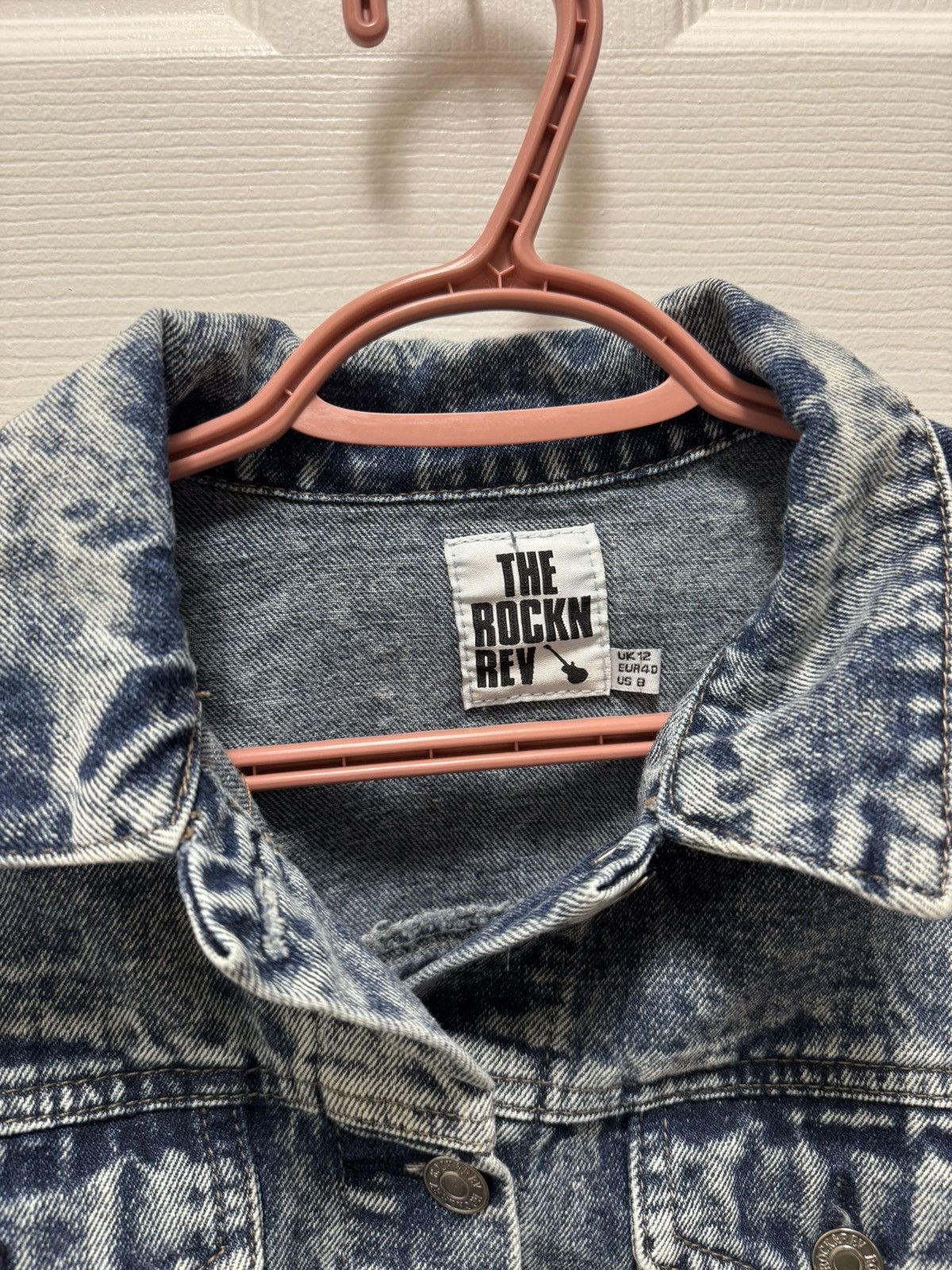 Rock Revival The Rockn Rev Jean Denim Jacket Cropped Distressed RICK Size US XS / EU 42 / 0 - 3 Thumbnail