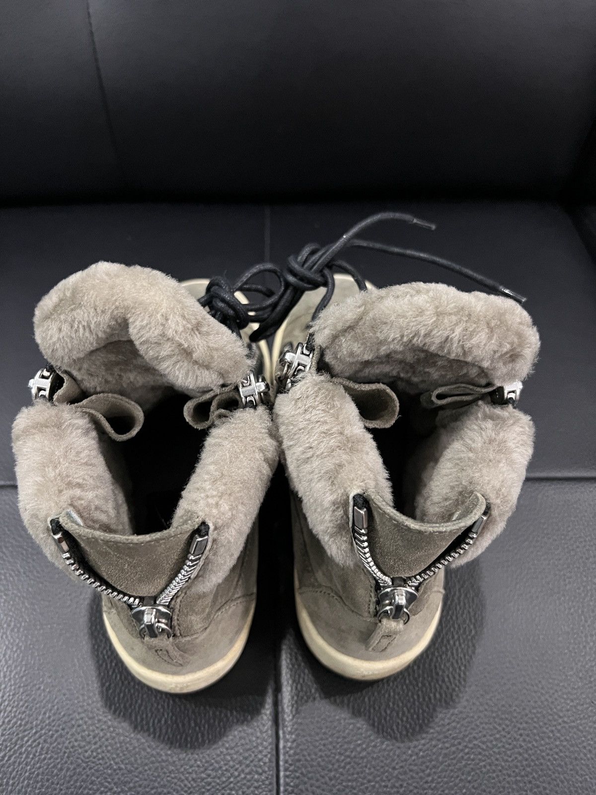 Giuseppe Zanotti Giuseppe Zanotti Shearling High-Top Sneakers Size US 7 / IT 37 - 11 Thumbnail
