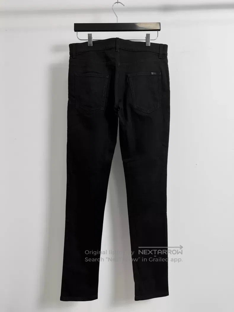Saint Laurent Paris Saint Laurent Paris Black Basic Denim Jeans Size US 32 / EU 48 - 2 Thumbnail