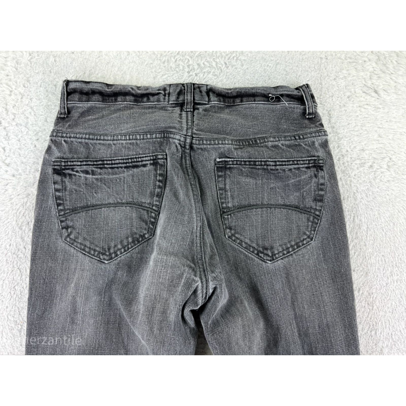 Ocean Pacific OP Ocean Pacific Jeans Womens 29 Gray Denim Bootcut Mid Rise 5-Pocket Regular Inseam 29 Cotton Blend Stretch Vintage: No Gender: Womens Size 29" - 3 Thumbnail