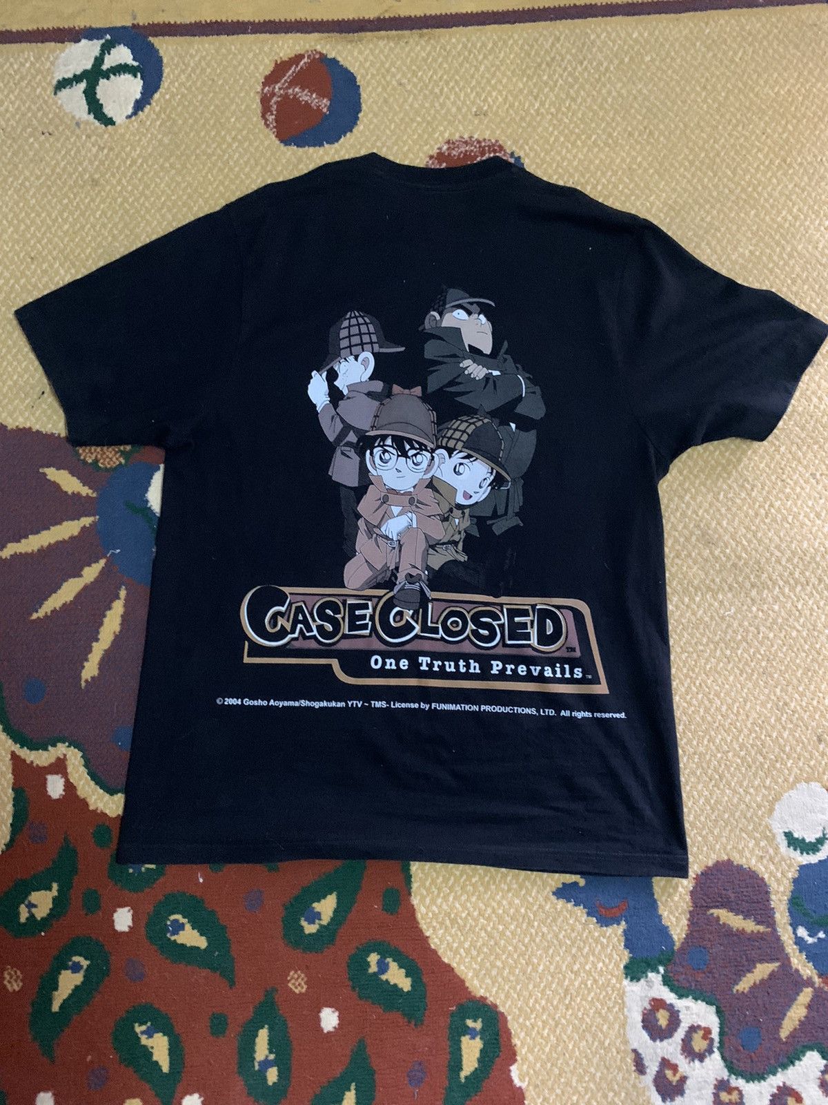 Vintage RARE VINTAGE TEE DETECTIVE CONAN Size US XL / EU 56 / 4 - 6 Thumbnail
