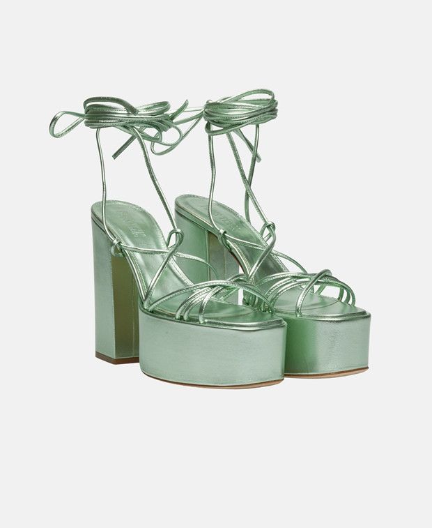 Paris Texas Sandals with calf lacing Size US 10 / IT 40 - 1 Thumbnail