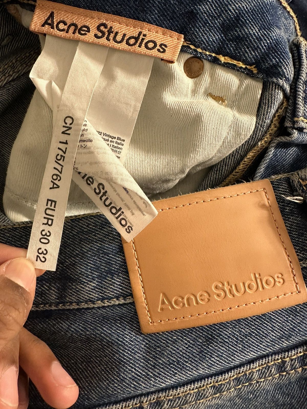Acne Studios Acne Studios 2022f Vintage Blue Size US 30 / EU 46 - 9 Thumbnail