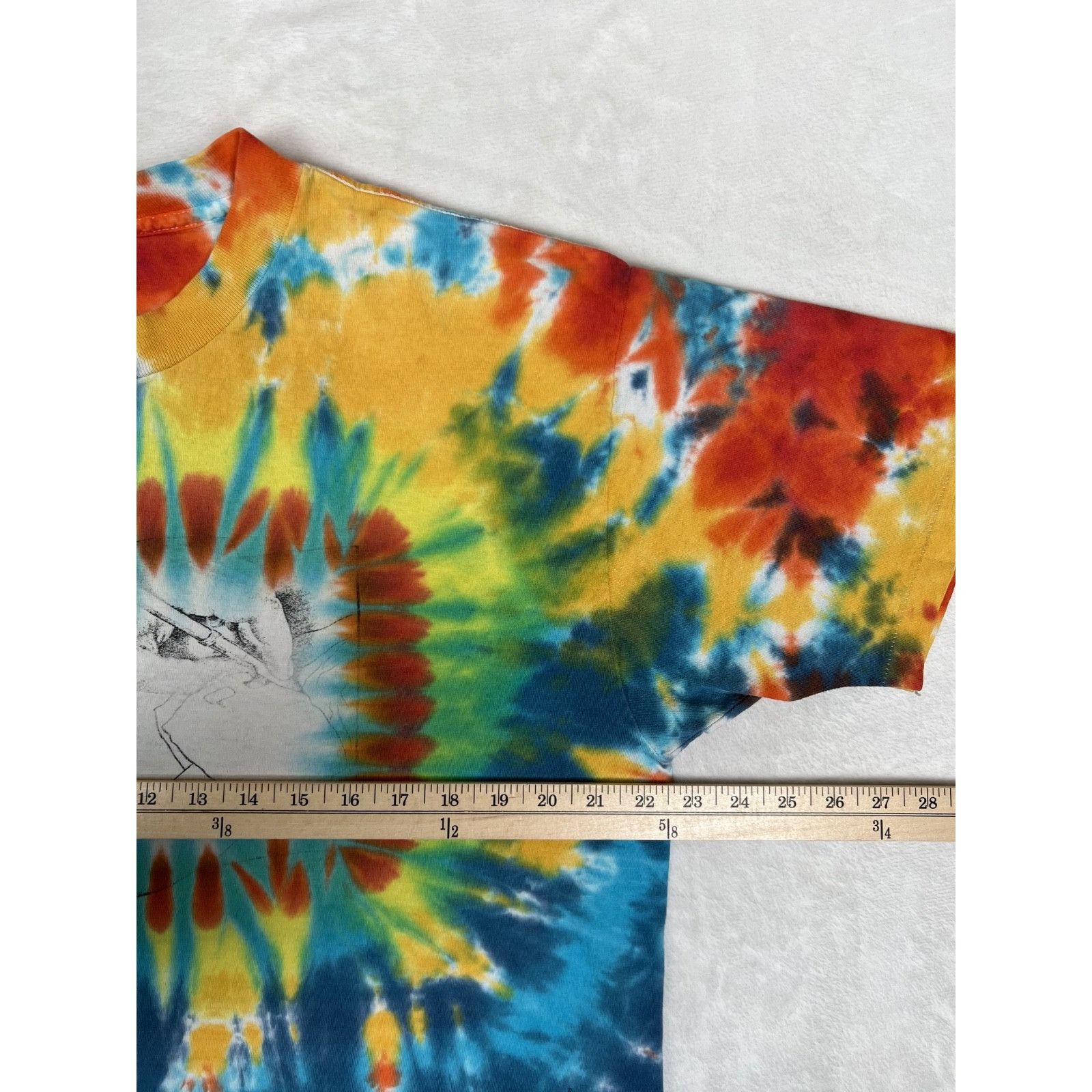 Vintage Vintage MC Escher Tie Dye T-Shirt Size XL Single Stitch Draw Size US XL / EU 56 / 4 - 8 Thumbnail