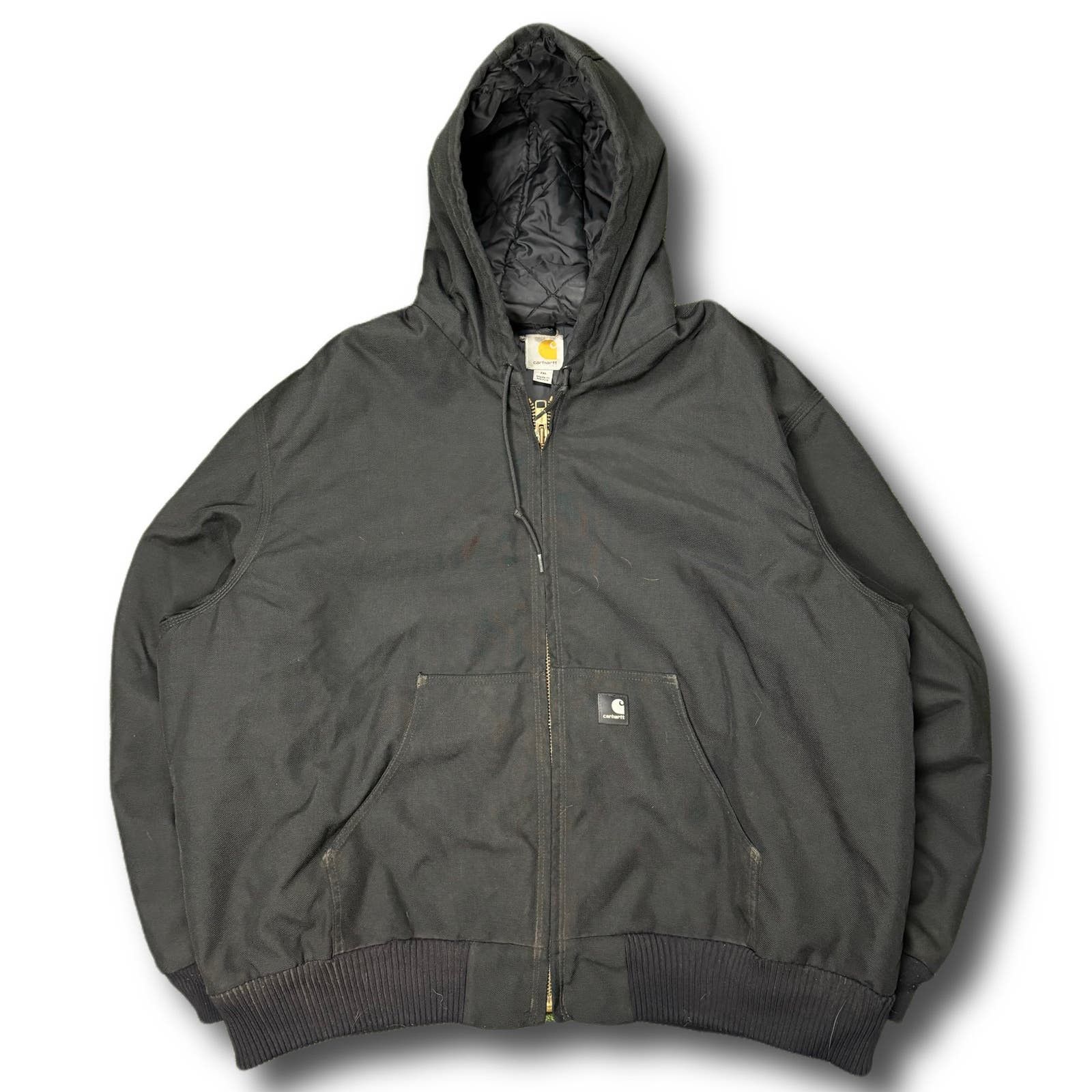 Carhartt Carhartt Workwear Y2K Black Rain Defender Hoodie Jacket Top Size US XXL / EU 58 / 5 - 1 Preview