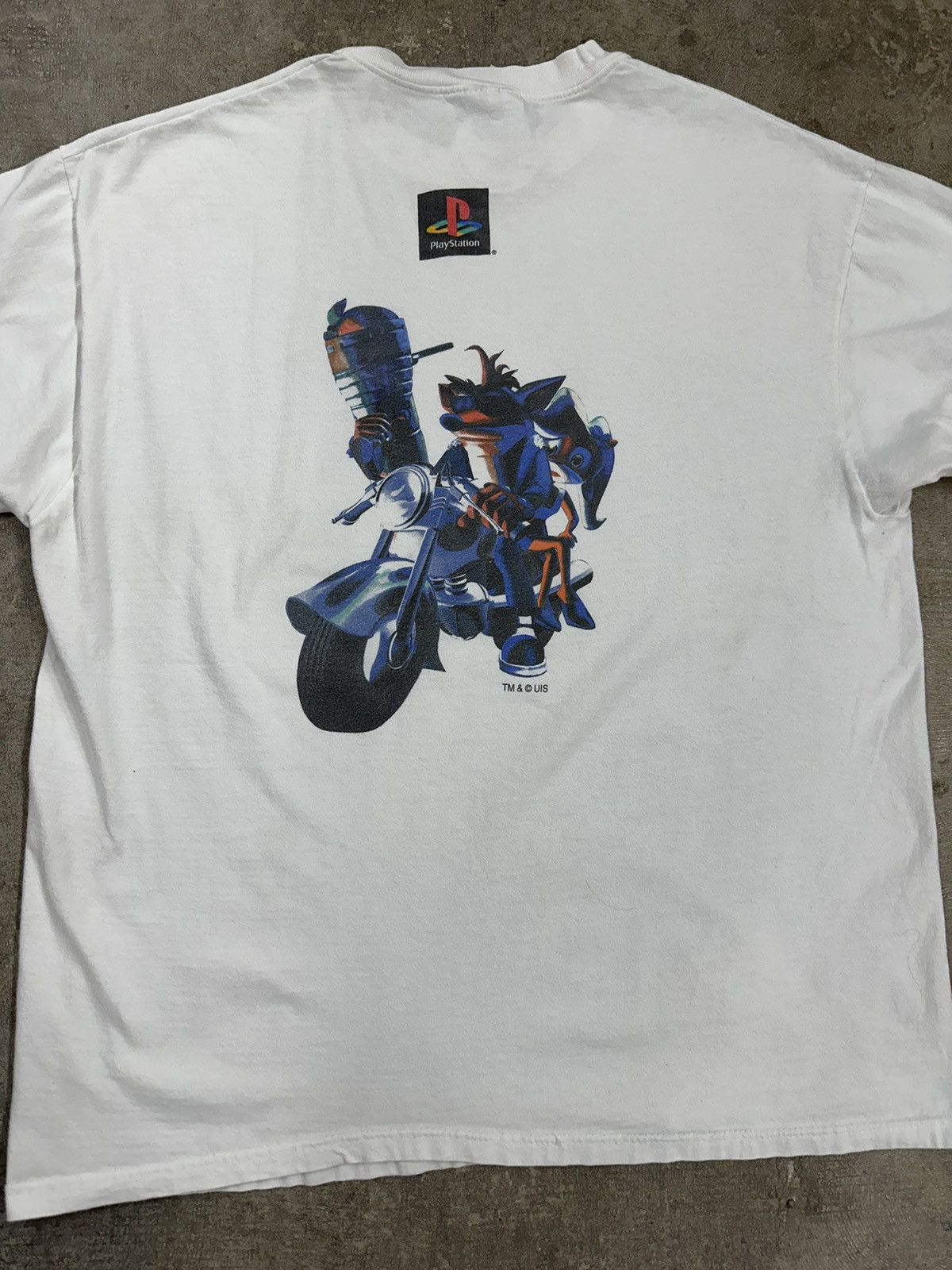 Vintage Vintage 90s Crash Bandicoot Warped Video Game Promo T-Shirt Size US XL / EU 56 / 4 - 3 Thumbnail