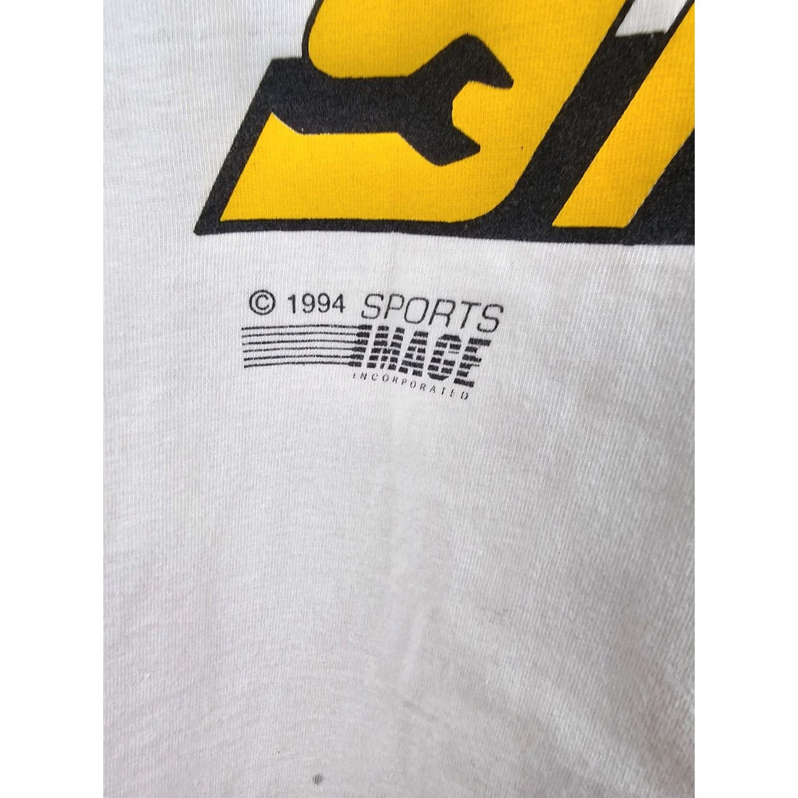 Vintage VINTAGE SNAP ON RACING DALE EARNEST WHITE COTTON T-SHIRT SZ LARGE Size US L / EU 52-54 / 3 - 3 Thumbnail