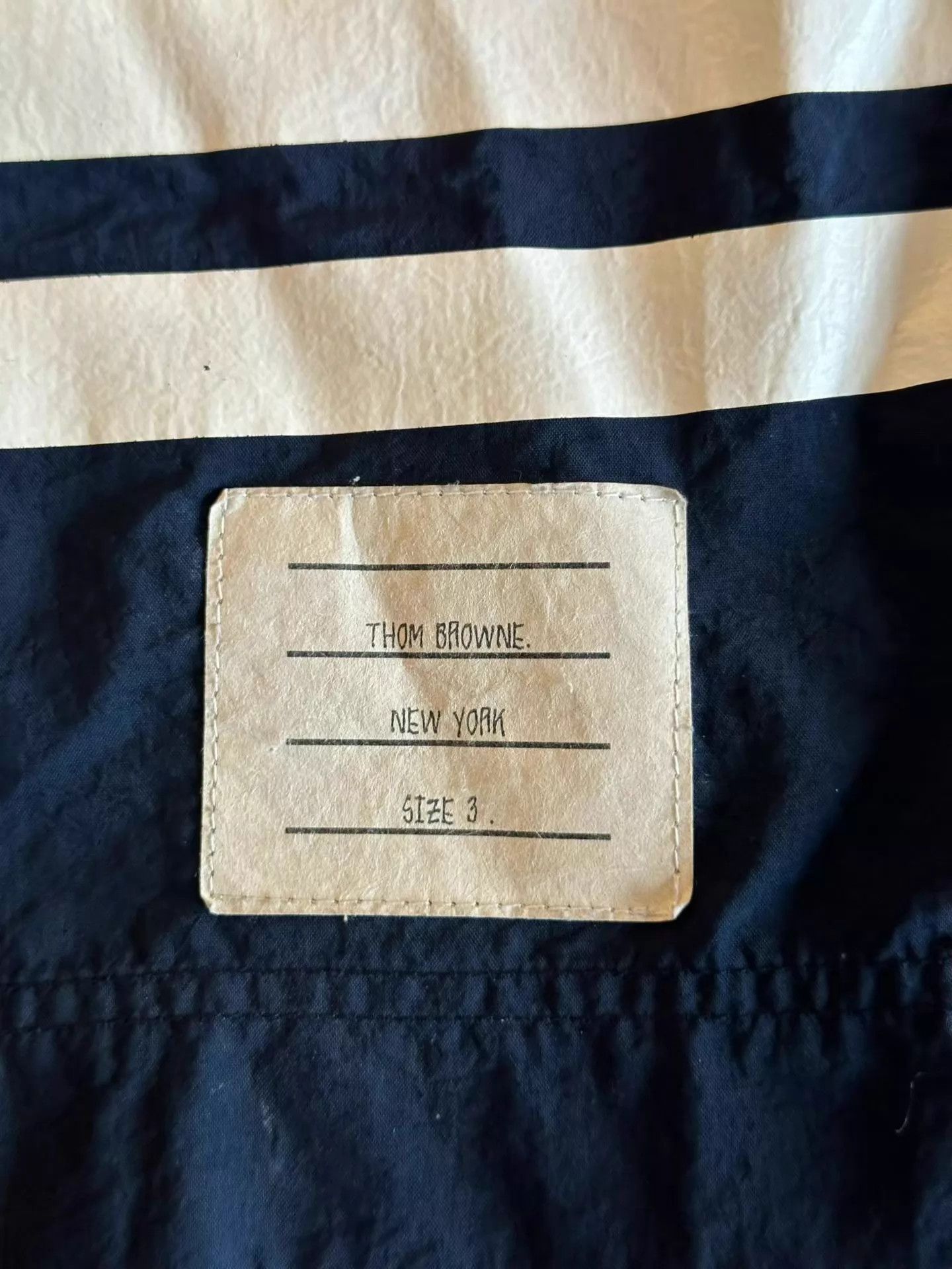 Thom Browne Thom Browne blue nylon shorts size 3 95new Size US 33 - 4 Thumbnail