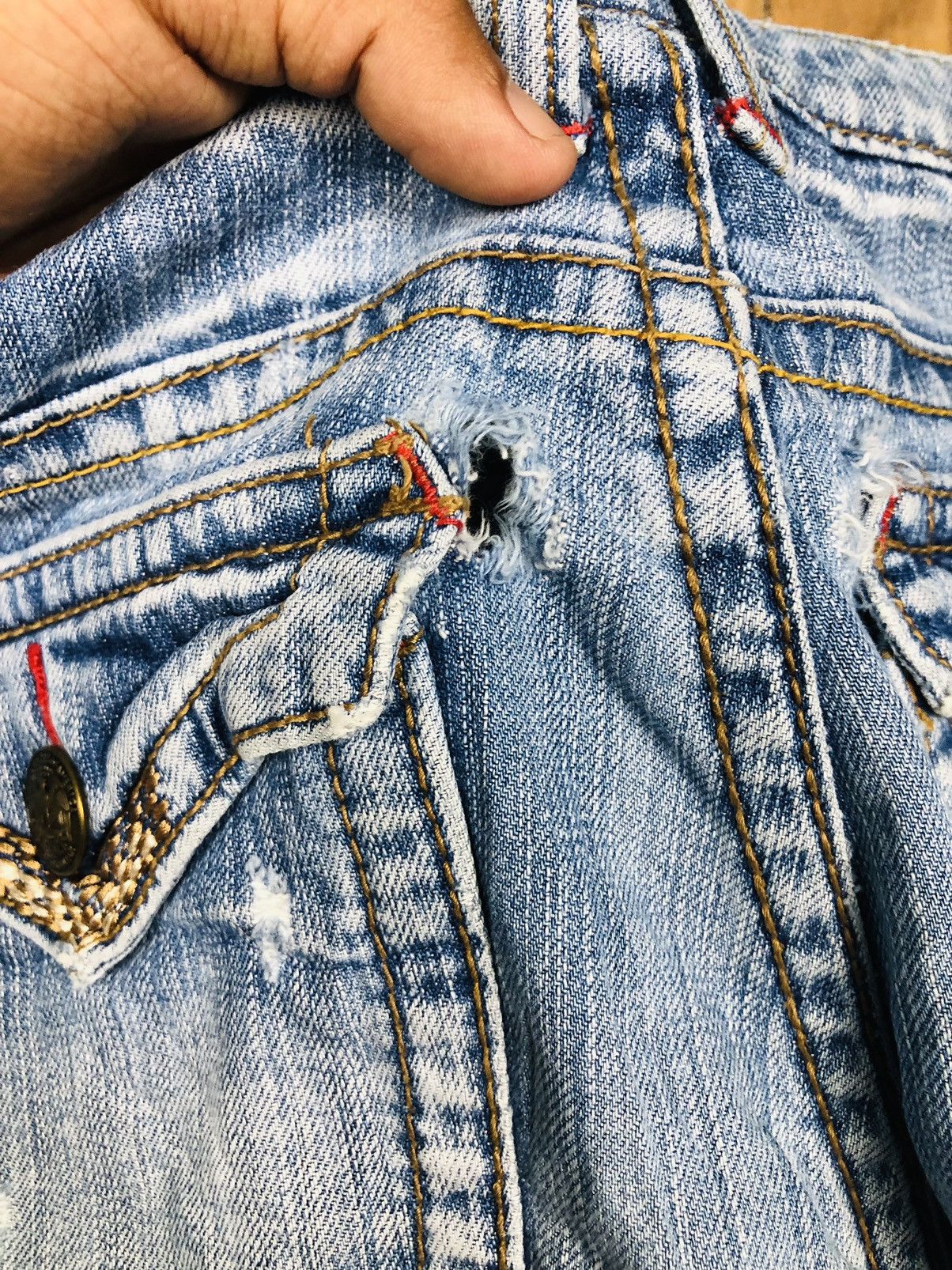 Jean Unbrand Distressed Jeans (21) Size US 29 - 18 Thumbnail