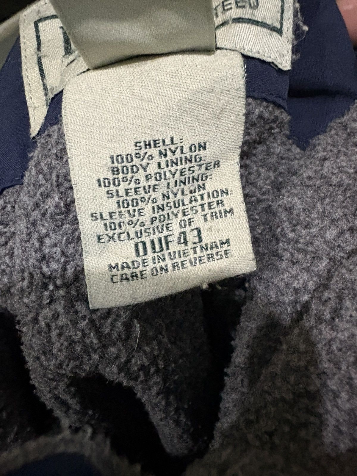 L.L. Bean Vintage L.L. Bean Nylon Fleece Lined Warm Up Jacket Size US S / EU 44-46 / 1 - 12 Thumbnail