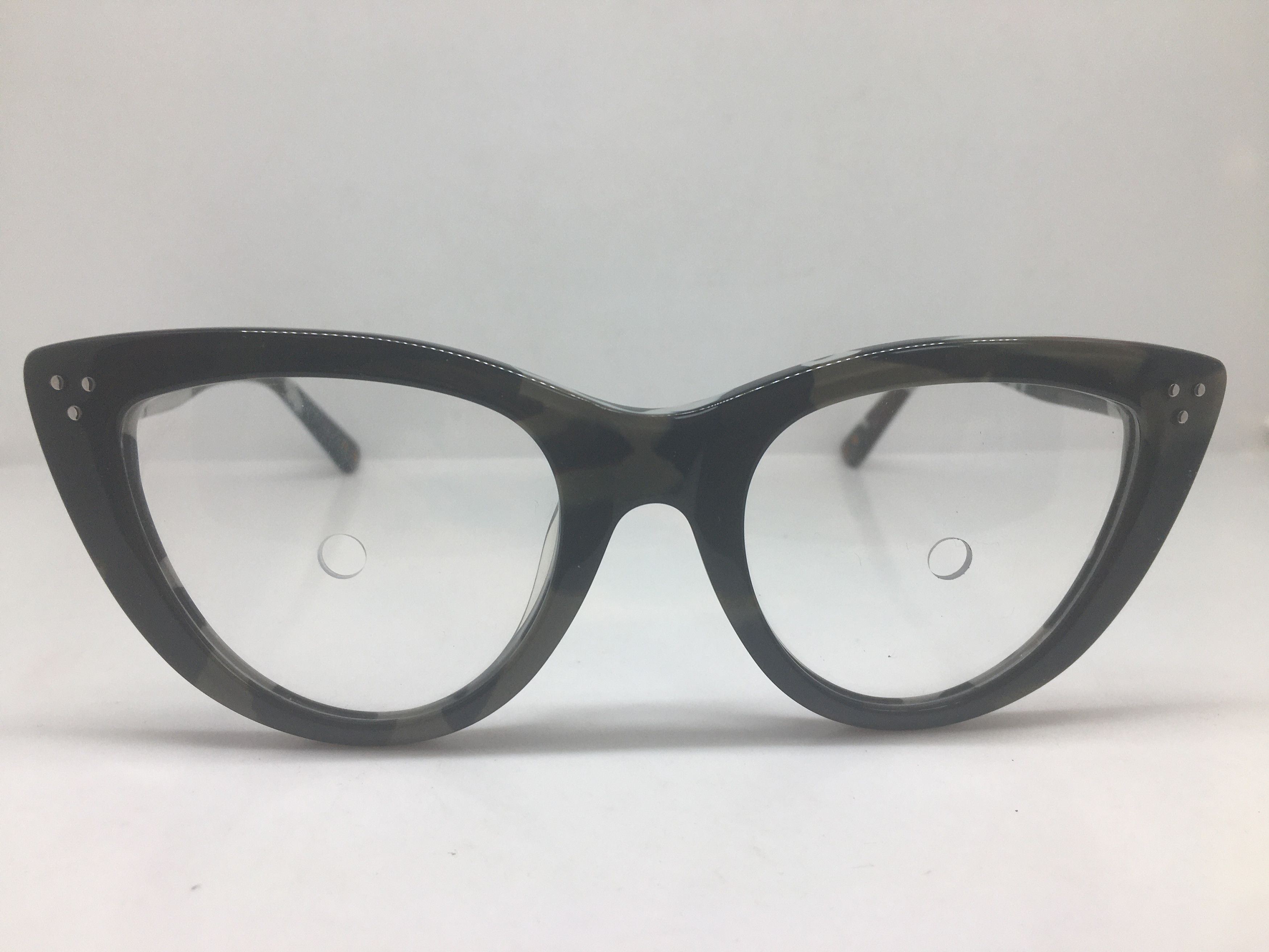 Other Blauer Gray Army Cateye Eyeglasses Frame Size ONE SIZE - 2 Thumbnail
