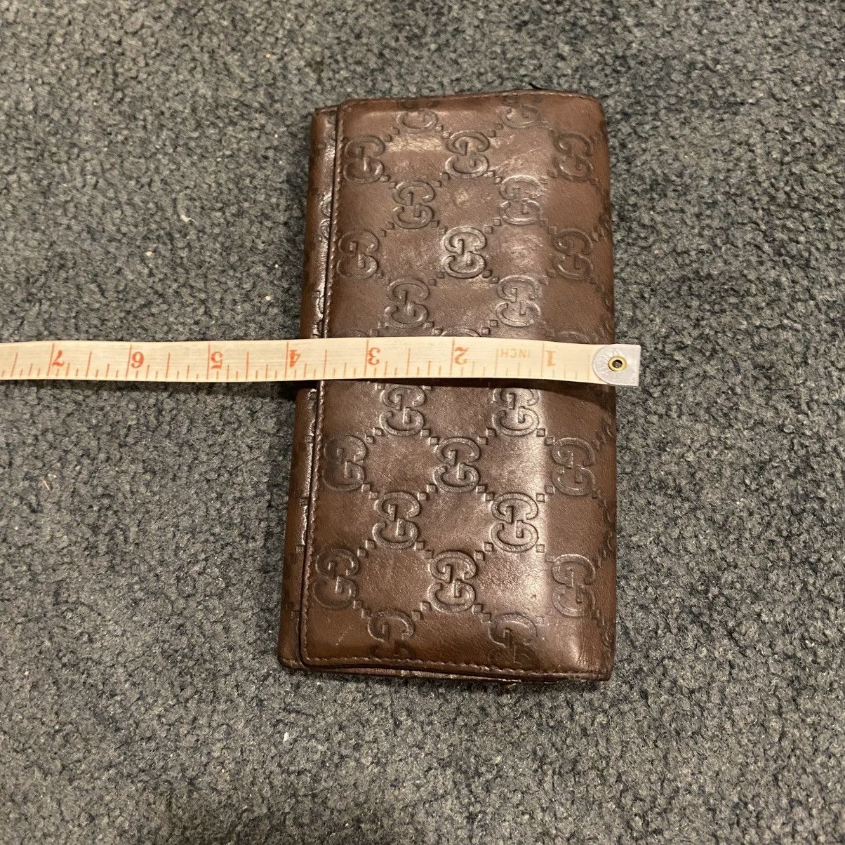 Gucci VINTAGE Y2K GUCCI GG PATTERN LEATHER LONG WALLET Size ONE SIZE - 14 Thumbnail