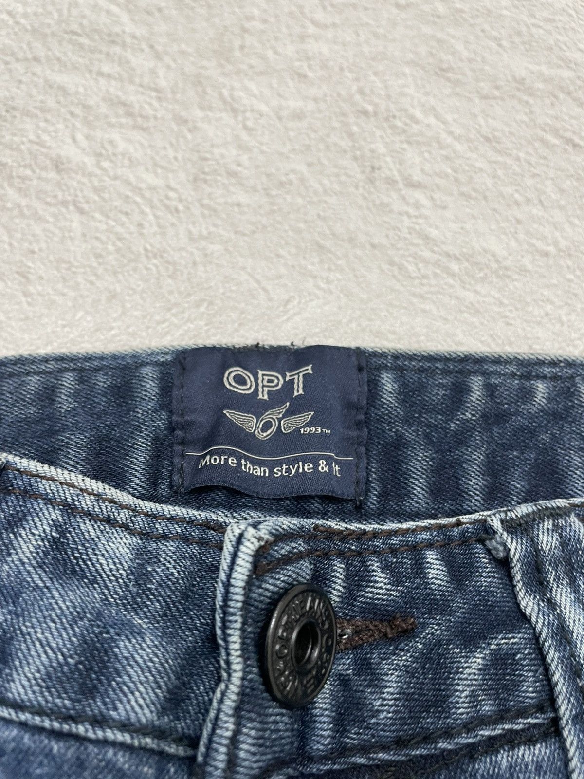 Hysteric Glamour 2000s Acid Washed Embroidered Logo Y2K Size US 29 - 4 Thumbnail