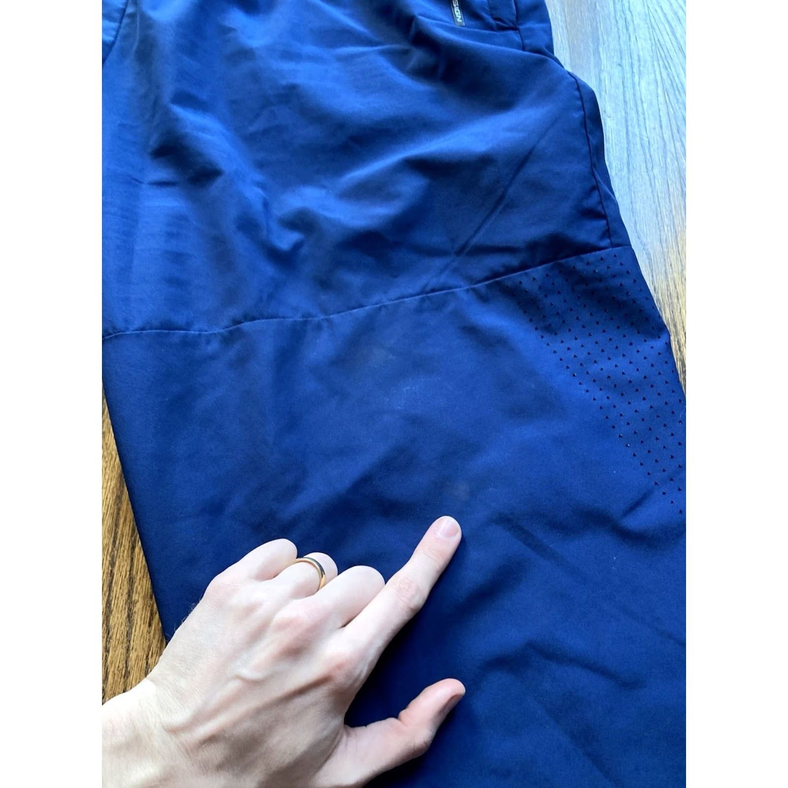 Puma Porsche Design x PUMA Sweatpants Mens Size Large Blue Lined Drawstrings Joggers Size US 33 - 5 Thumbnail