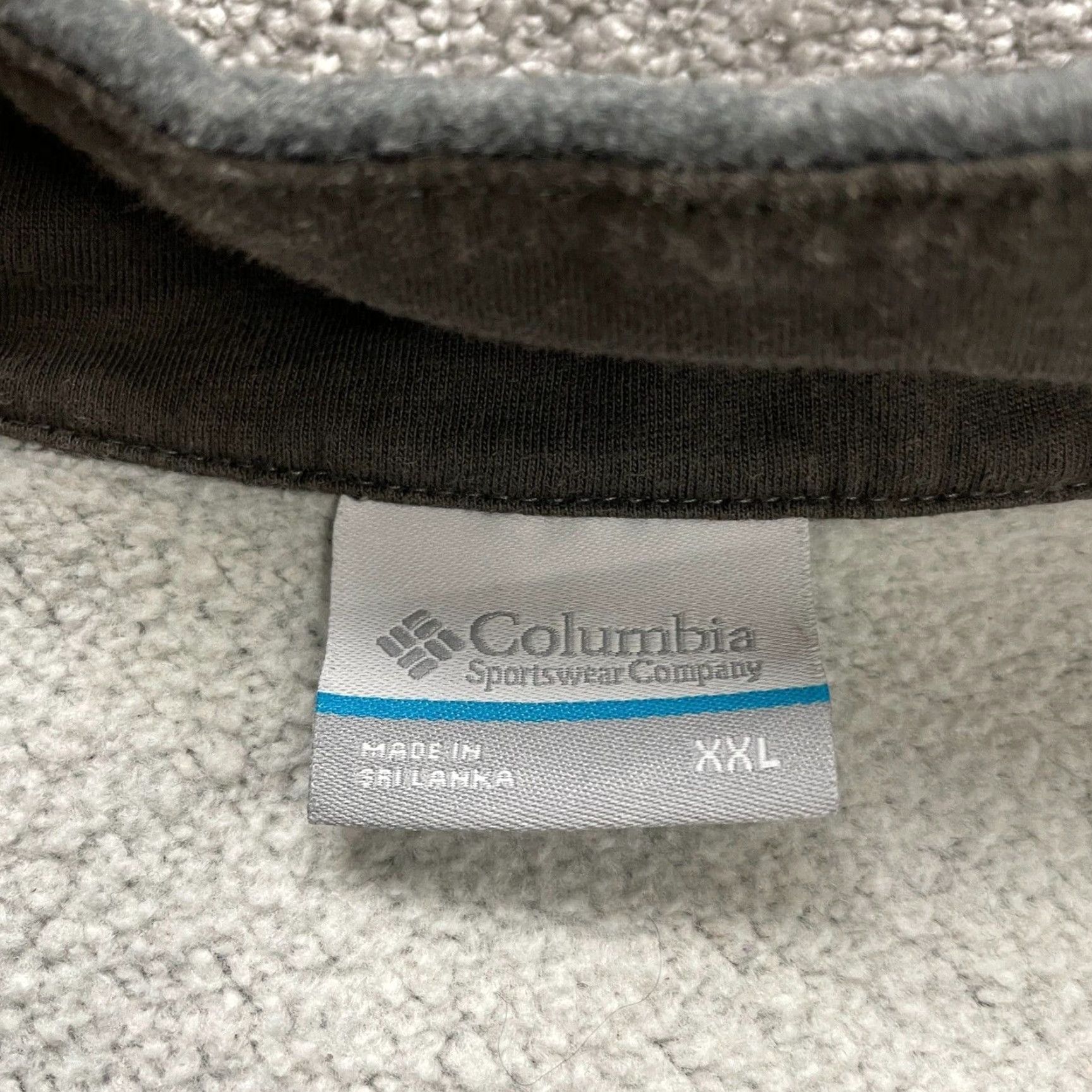 Vintage Columbia Sweatshirt Mens XXL Gray 1/4 Zip Mock Neck Long Sleeve Outdoor Casual Size US XXL / EU 58 / 5 - 4 Thumbnail