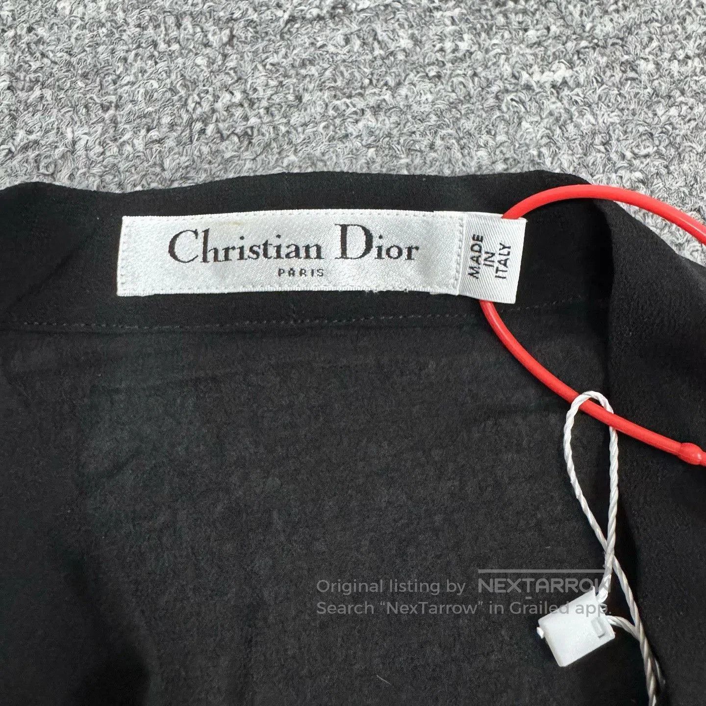 Dior Dior CD Bee Embroidery Silk Blouse. Size XS / US 0-2 / IT 36-38 - 6 Thumbnail