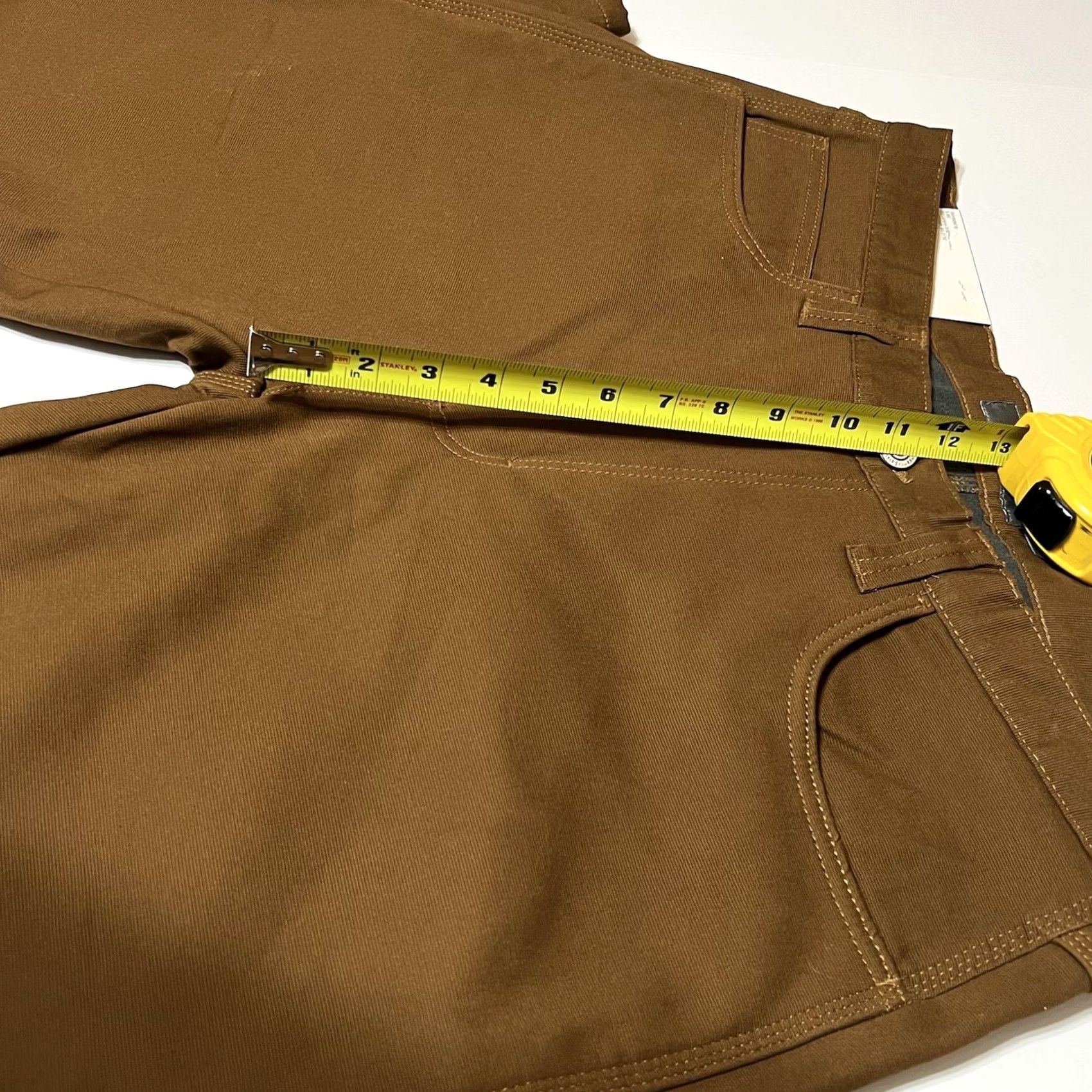 Vintage Berkley Berkley Jensen Carpenter Pants Men 5-Pocket Design Relaxed Cotton Spandex Fleece Lined Brown 38x32 NWT Size US 38 / EU 54 - 4 Thumbnail