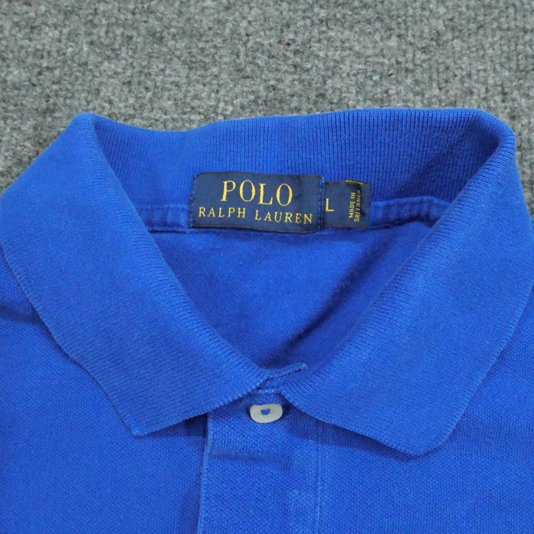 Ralph Lauren Ralph Lauren Polo Shirt Mens Large Blue Polo Short Sleeve Casual Preppy Logo Pony Knit Cotton Shirt Universal Debut Mens Size US L / EU 52-54 / 3 - 2 Thumbnail