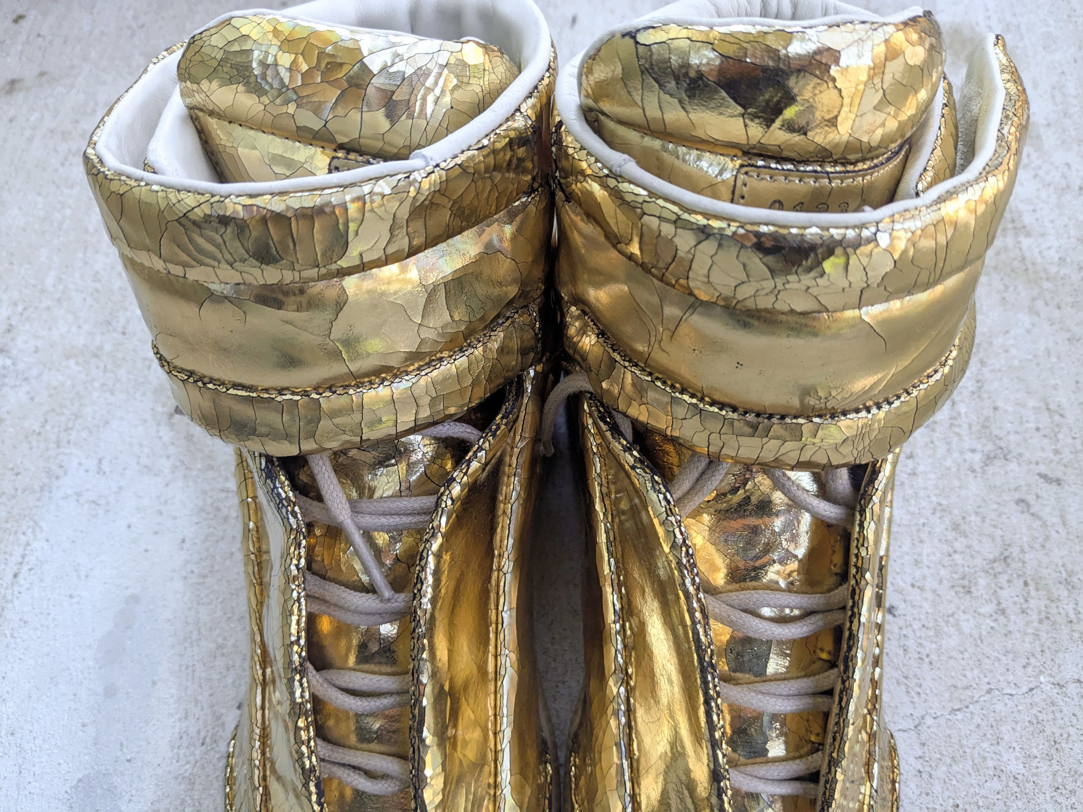 Maison Margiela Maison Margiela Future High Top Gold 8 41 Cracked Size US 8 / EU 41 - 13 Thumbnail