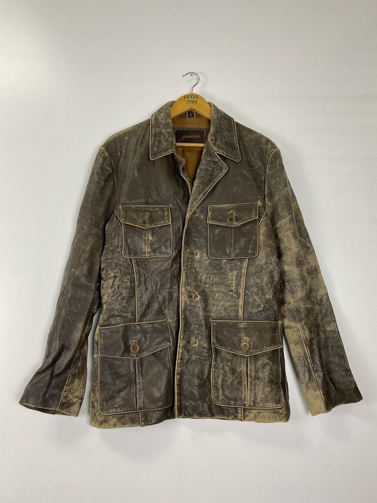 Vintage Guess Leather Jacket