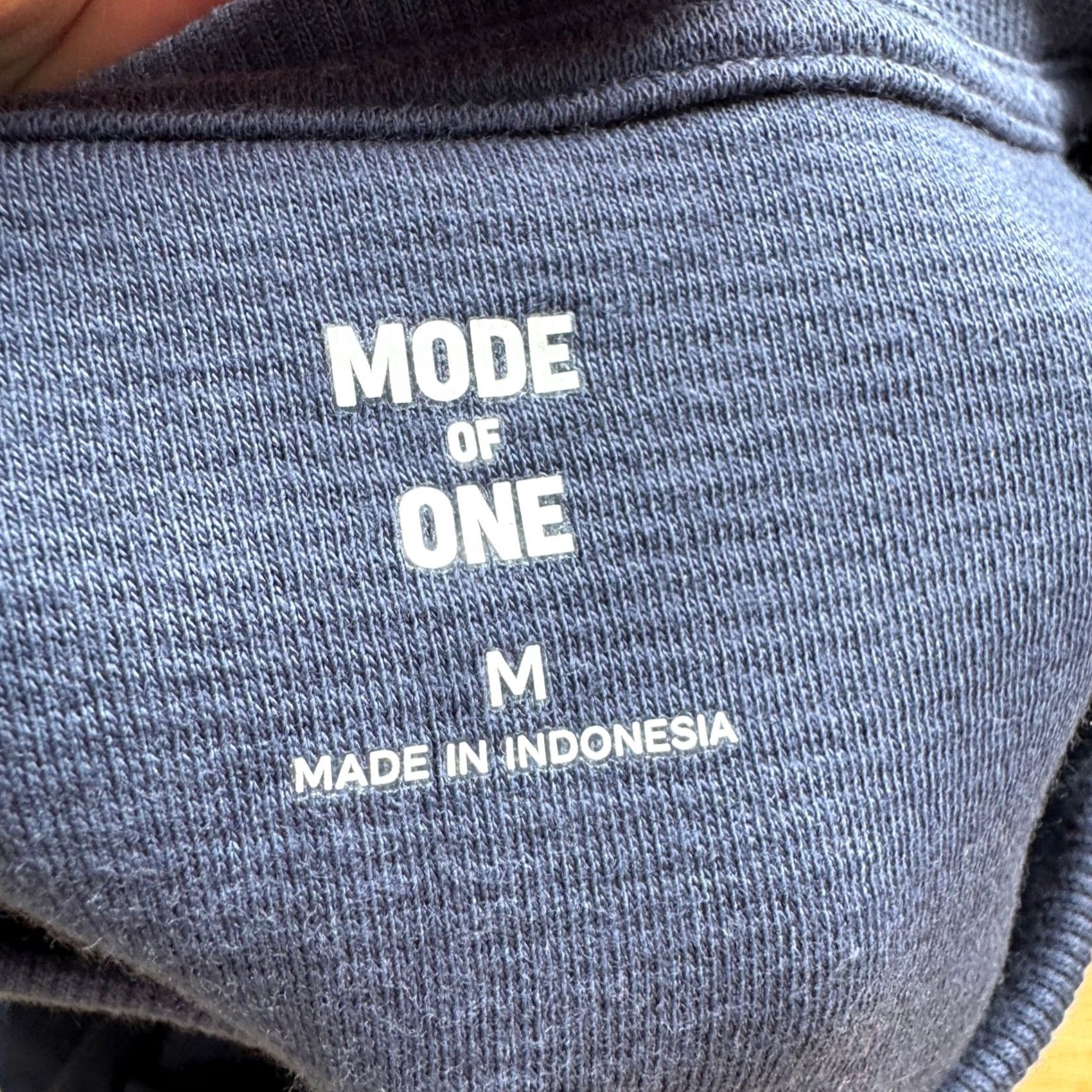 Vintage Mode of One Mens Ottoman Tee Caspian Waters Navy Blue Ribbed T-Shirt Medium NEW Size US M / EU 48-50 / 2 - 5 Thumbnail