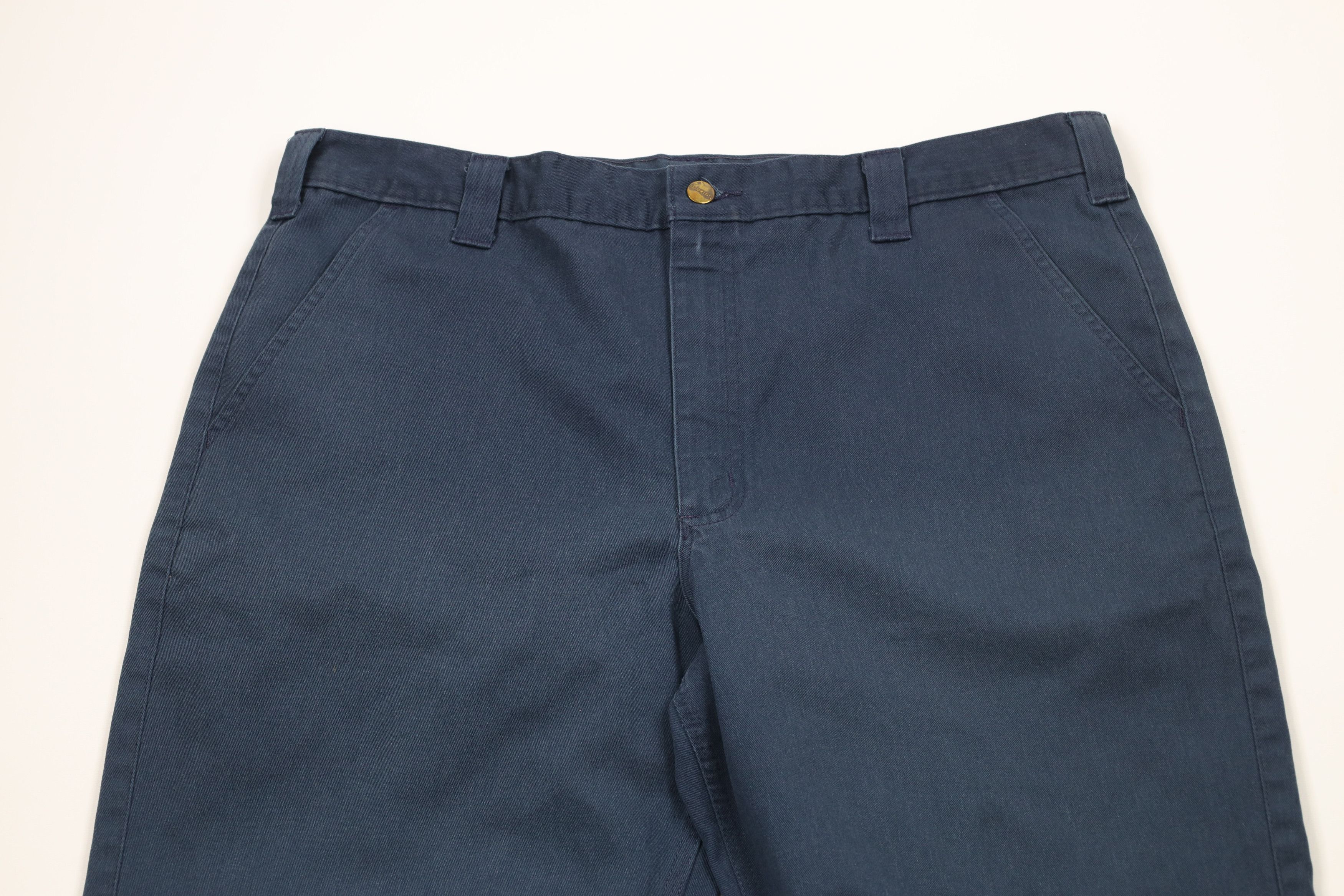 Carhartt × Vintage Vintage Y2K Carhartt Spell Blend Twill Wide Leg Pants Blue Size US 42 / EU 58 - 2 Thumbnail