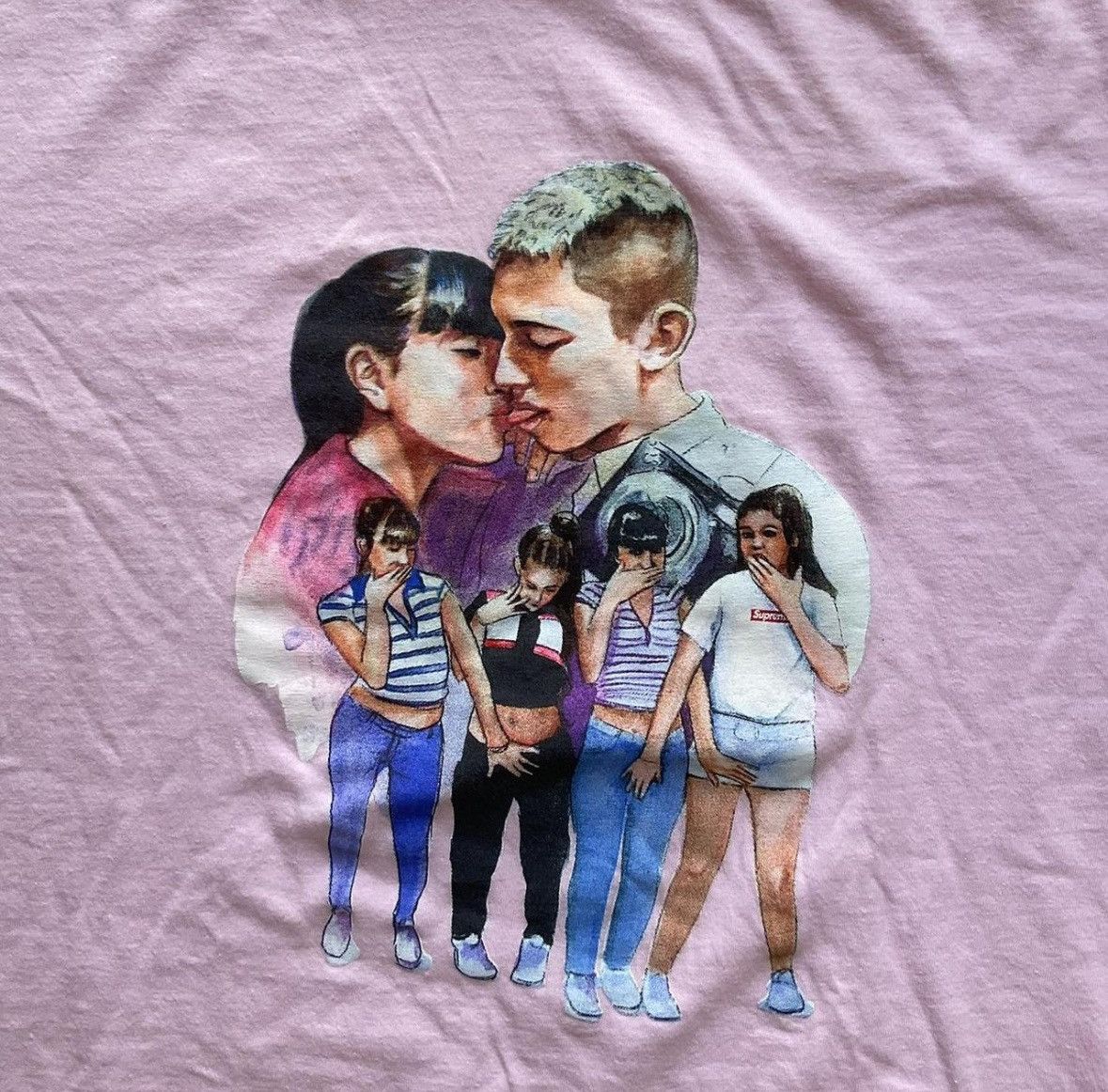Supreme Supreme Kiss Tee Size US M / EU 48-50 / 2 - 2 Thumbnail