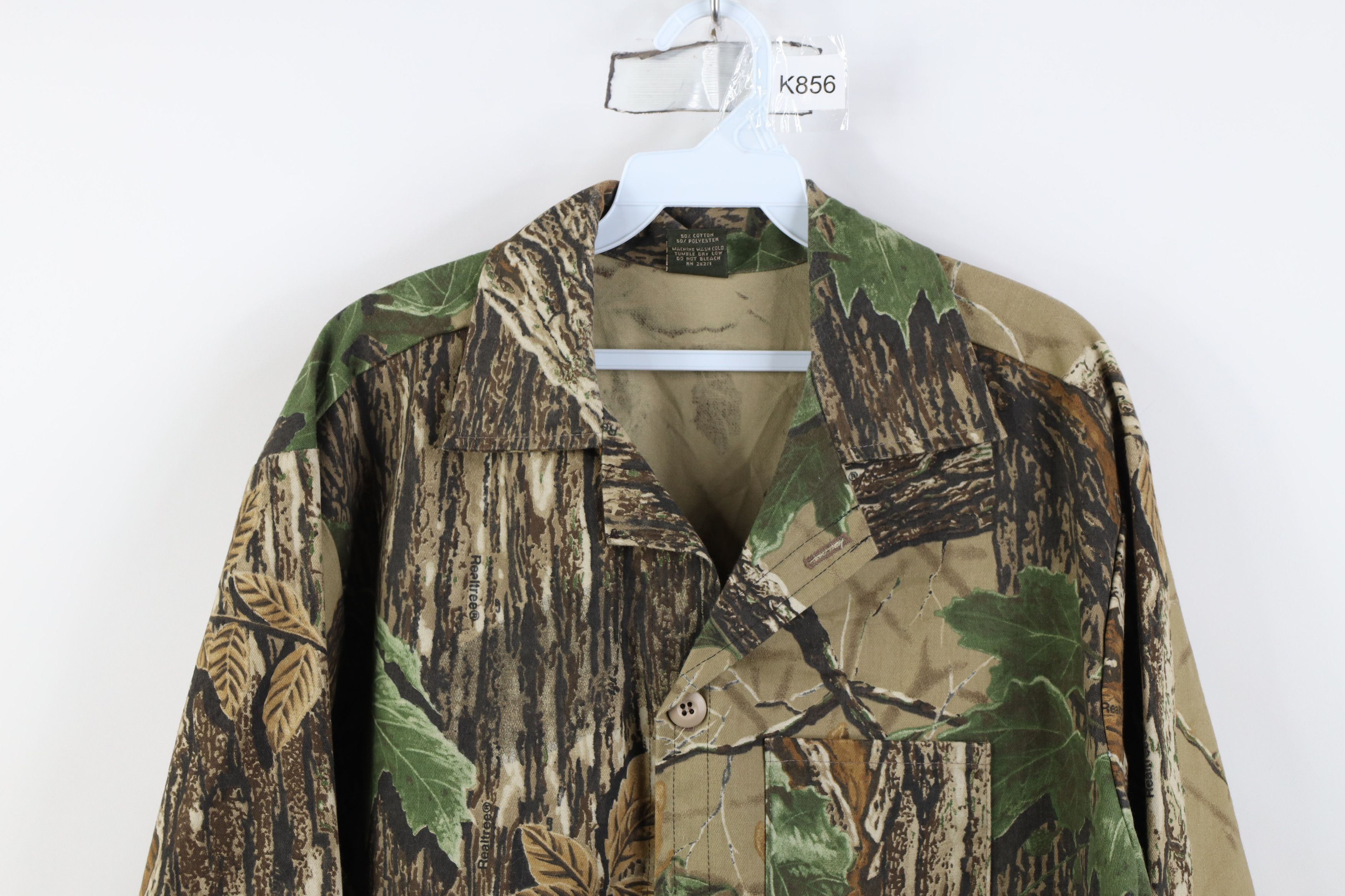 Vintage Vintage 90s Streetwear Camouflage Full Button Jacket USA Size US M / EU 48-50 / 2 - 2 Thumbnail
