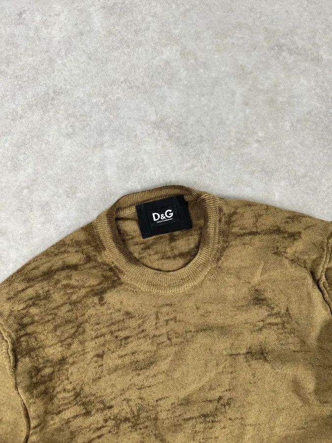 Dolce & Gabbana 2000s Dolce & Gabbana Brown Sand Wool Sweater Size US M / EU 48-50 / 2 - 5 Thumbnail