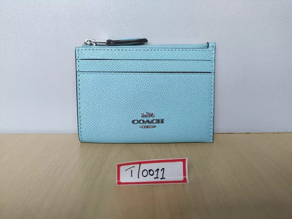 Coach Coach Women's Cross grain Leather Key Ring Pouch T-0011 Size ONE SIZE - 12 Thumbnail